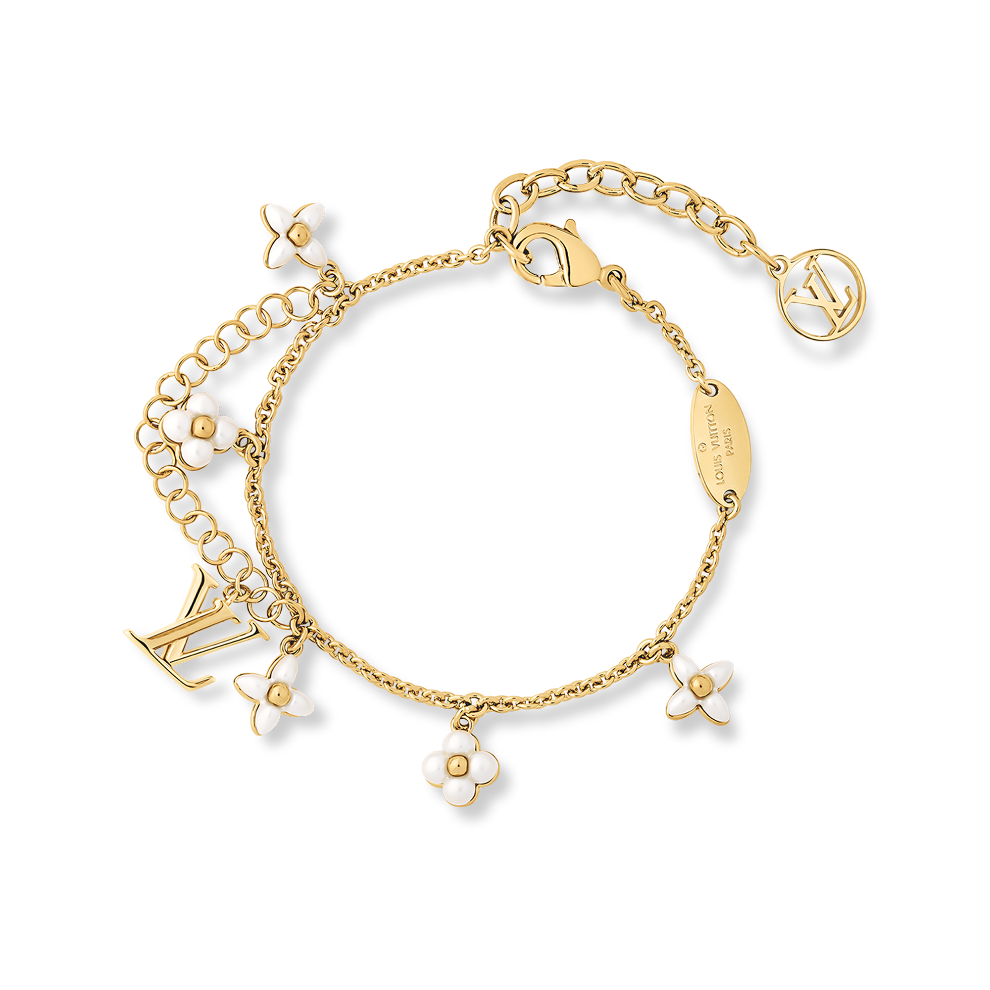 สร้อยข้อมือ LV Floragram . in ผู้หญิง