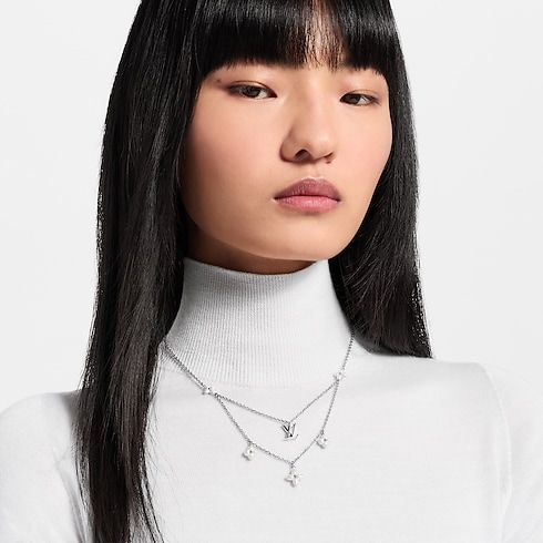 สร้อยคอ LV Floragram . in ผู้หญิง's แฟชั่นจิวเวลรี่ สร้อยคอ collections by Louis Vuitton (การย่อ/ขยายผลิตภัณฑ์)