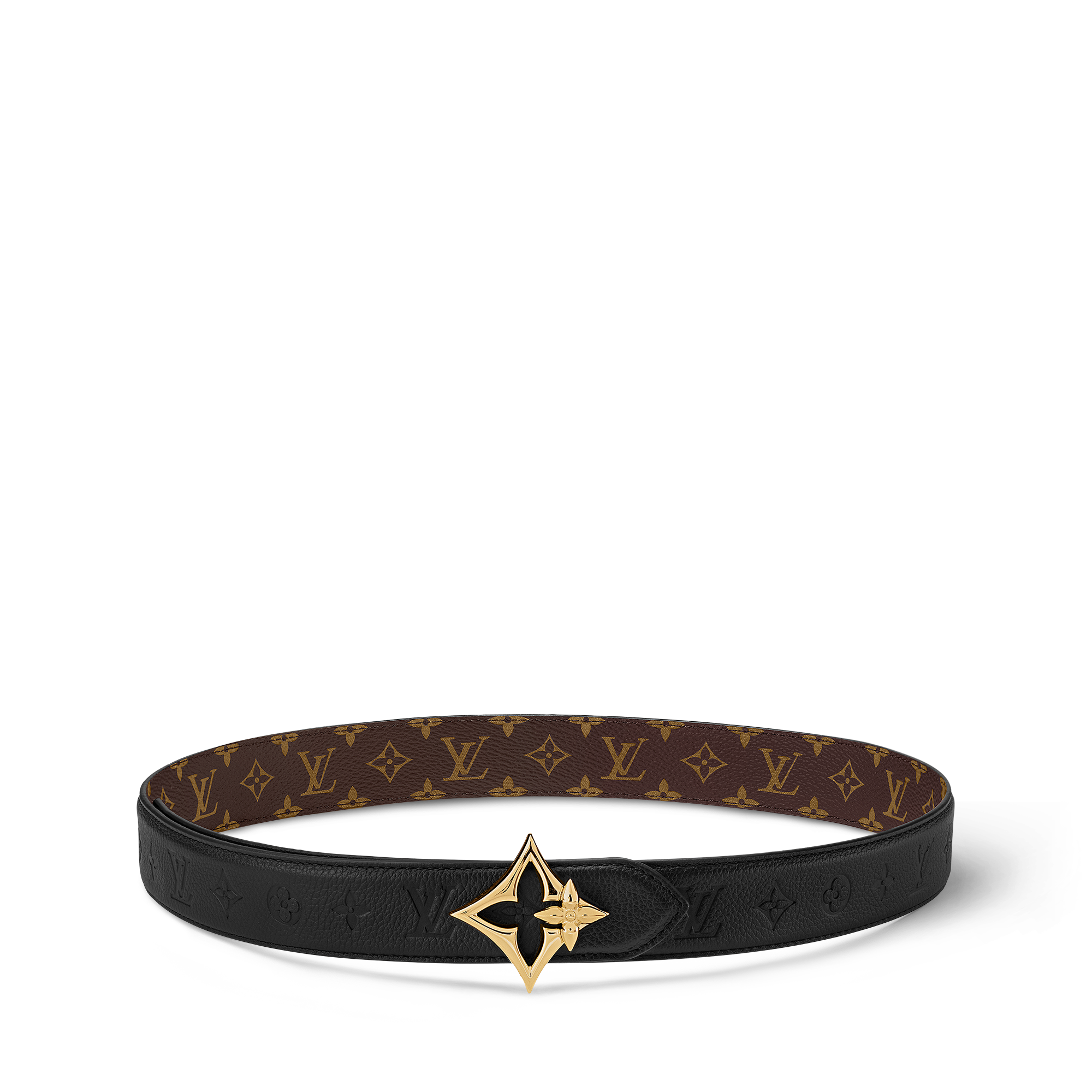 เข็มขัดรุ่น LV Flowergram ขนาด 30 มม. ใส่ได้ทั้งสองด้าน Monogram in ผู้หญิง