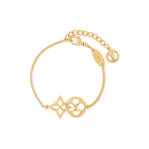 กำไลข้อมือ LV Flowergram Linked front view