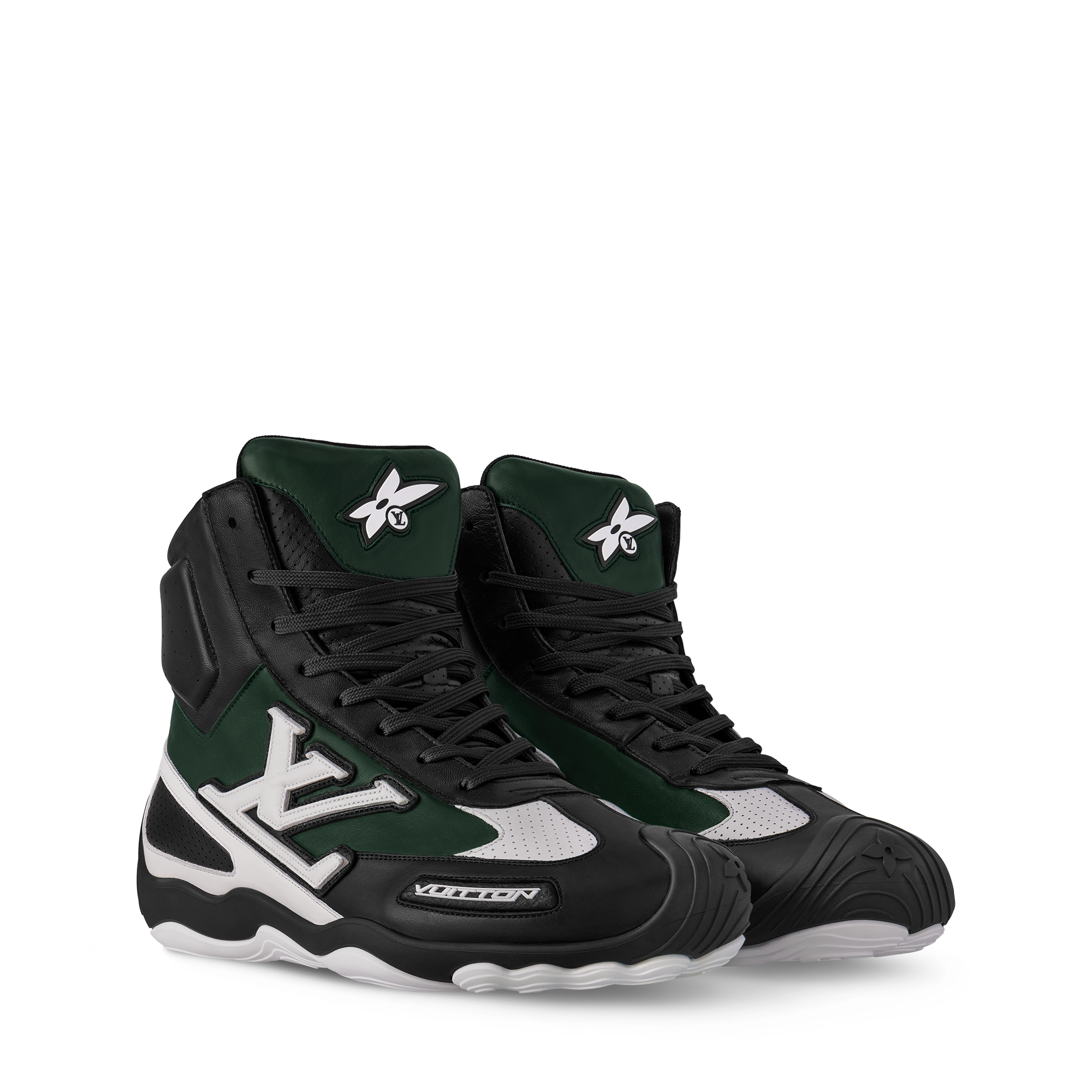 รองเท้าผ้าใบหุ้มข้อรุ่น LV Footprint Racing  in ผู้ชาย
