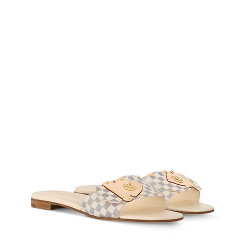 รองเท้าสวมเปิดส้นแบนรุ่น LV Frame in ผู้หญิง's รองเท้า รองเท้าสำหรับผู้หญิง collections by Louis Vuitton (การย่อ/ขยายผลิตภัณฑ์)