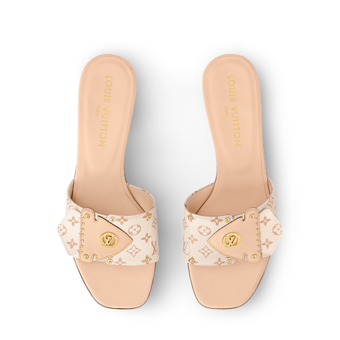 รองเท้าสวมเปิดส้นรุ่น LV Frame in ผู้หญิง's รองเท้า รองเท้าสวมเปิดส้นสำหรับผู้หญิง collections by Louis Vuitton (การย่อ/ขยายผลิตภัณฑ์)