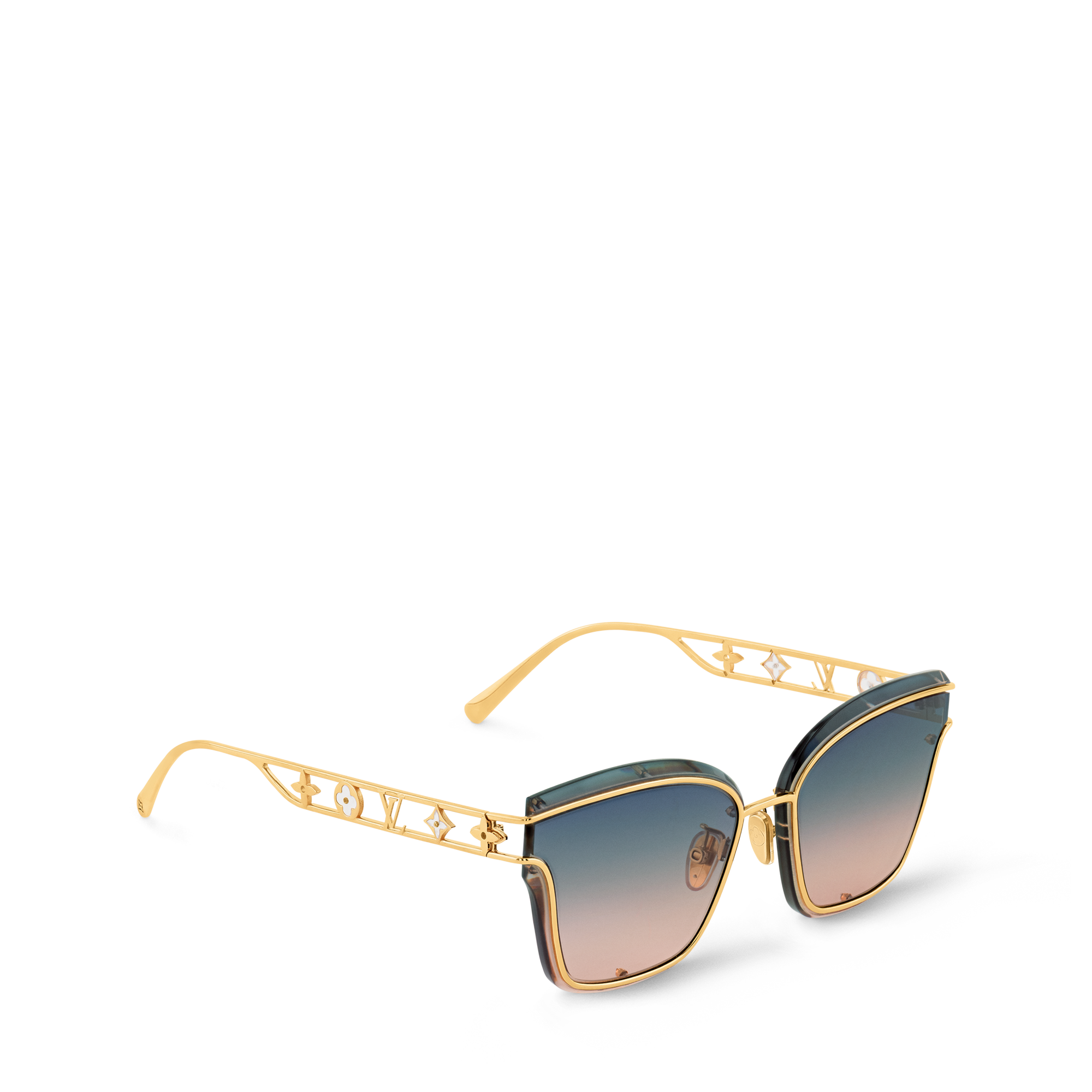 แว่นตากันแดดทรงแคทอายรุ่น LV Framed . in ผู้หญิง