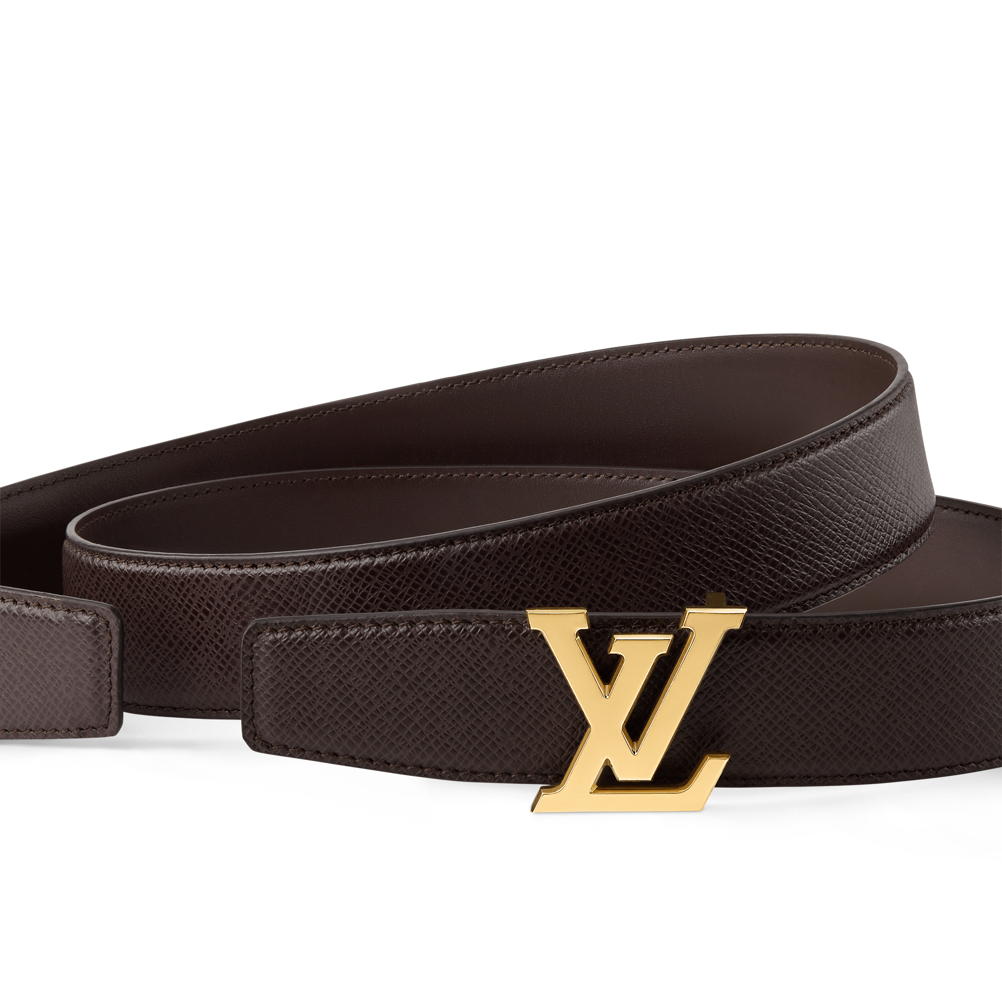 เข็มขัดรุ่น LV Heritage ขนาด 35 มม. ใส่ได้ทั้งสองด้าน  in ผู้ชาย