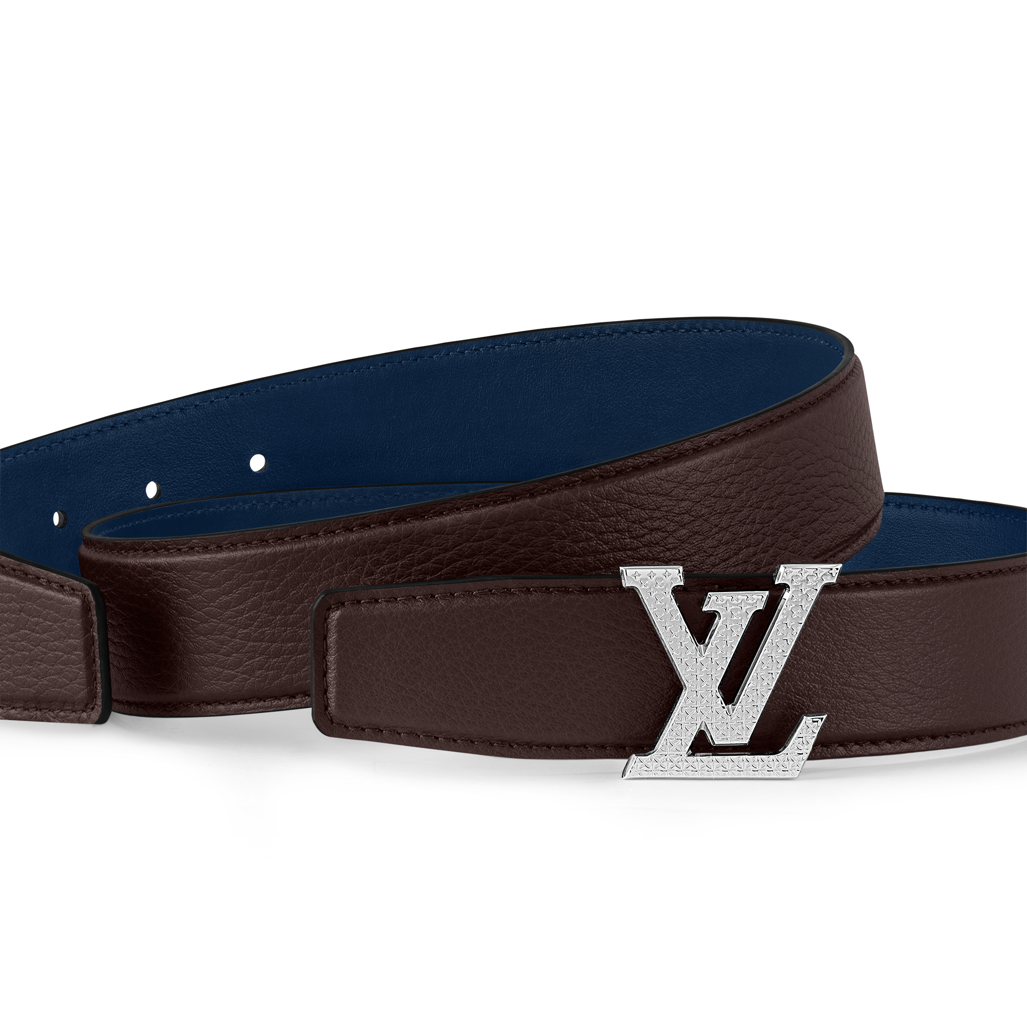 เข็มขัดรุ่น LV Heritage ขนาด 35 มม. ใส่ได้ทั้งสองด้าน  in ผู้ชาย
