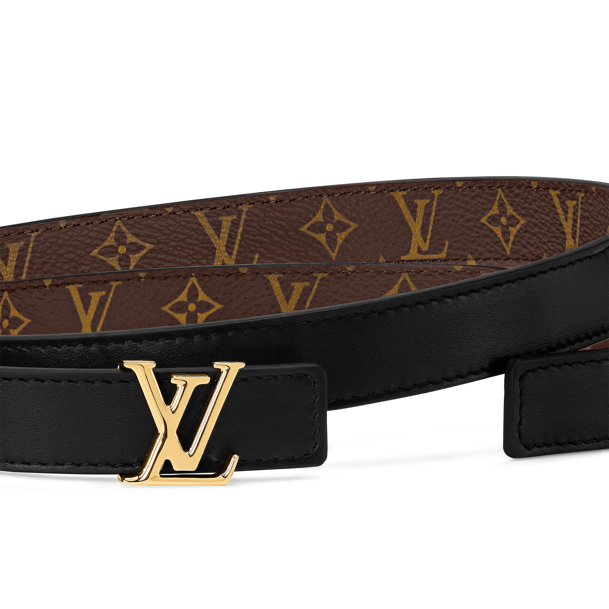 เข็มขัดรุ่น LV Iconic ขนาด 20 มม. ใส่ได้ทั้งสองด้าน Monogram in ผู้หญิง