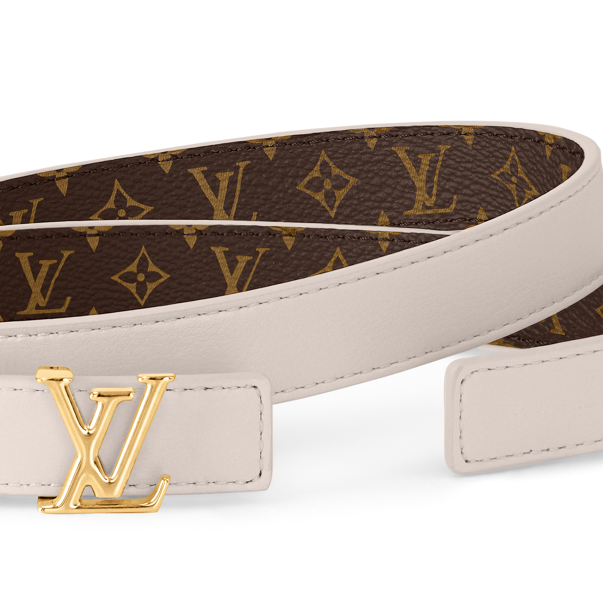 เข็มขัดรุ่น LV Iconic ขนาด 20 มม. ใส่ได้ทั้งสองด้าน Monogram in ผู้หญิง