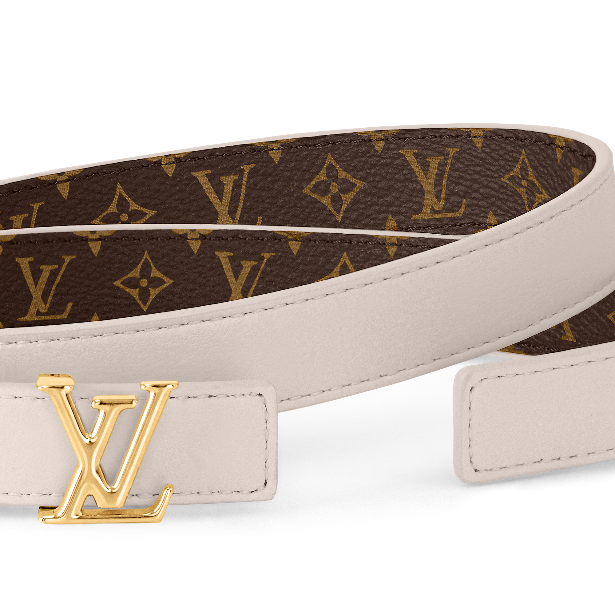 เข็มขัดรุ่น LV Iconic ขนาด 20 มม. ใส่ได้ทั้งสองด้าน Monogram in ผู้หญิง