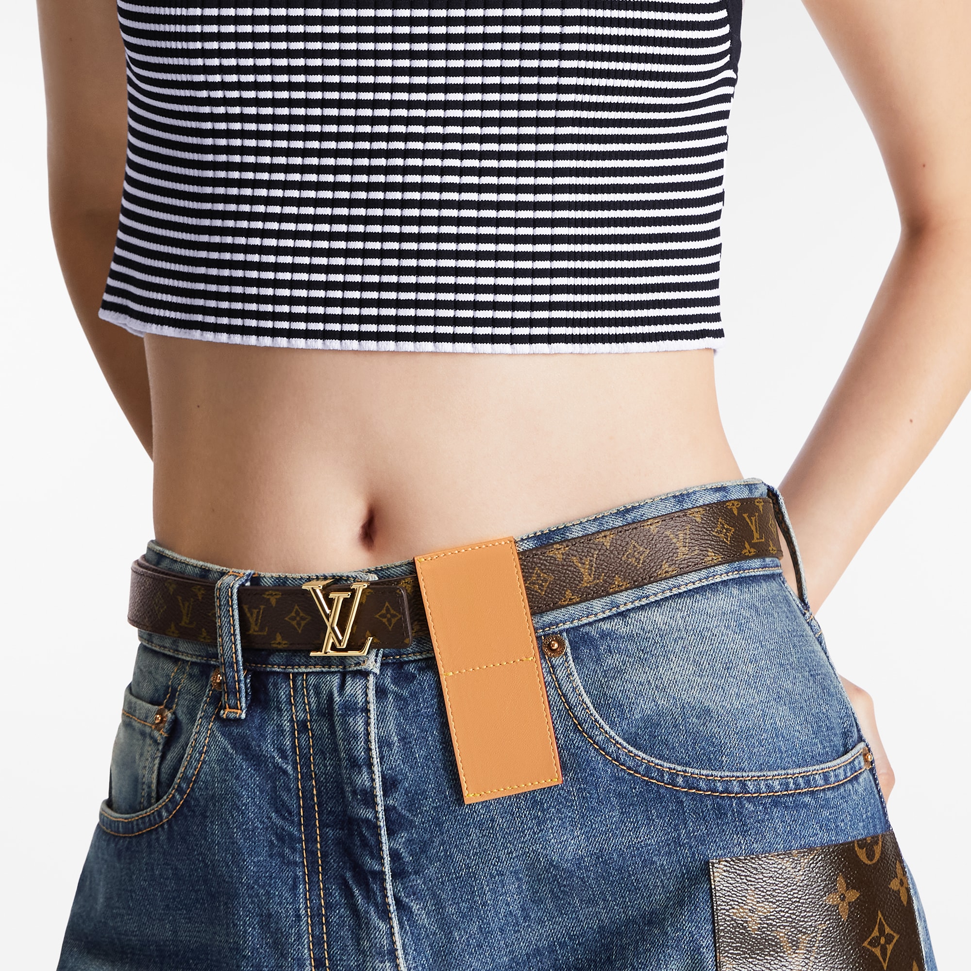 เข็มขัดรุ่น Mini ขนาด 25 มม. Monogram in ผู้หญิง