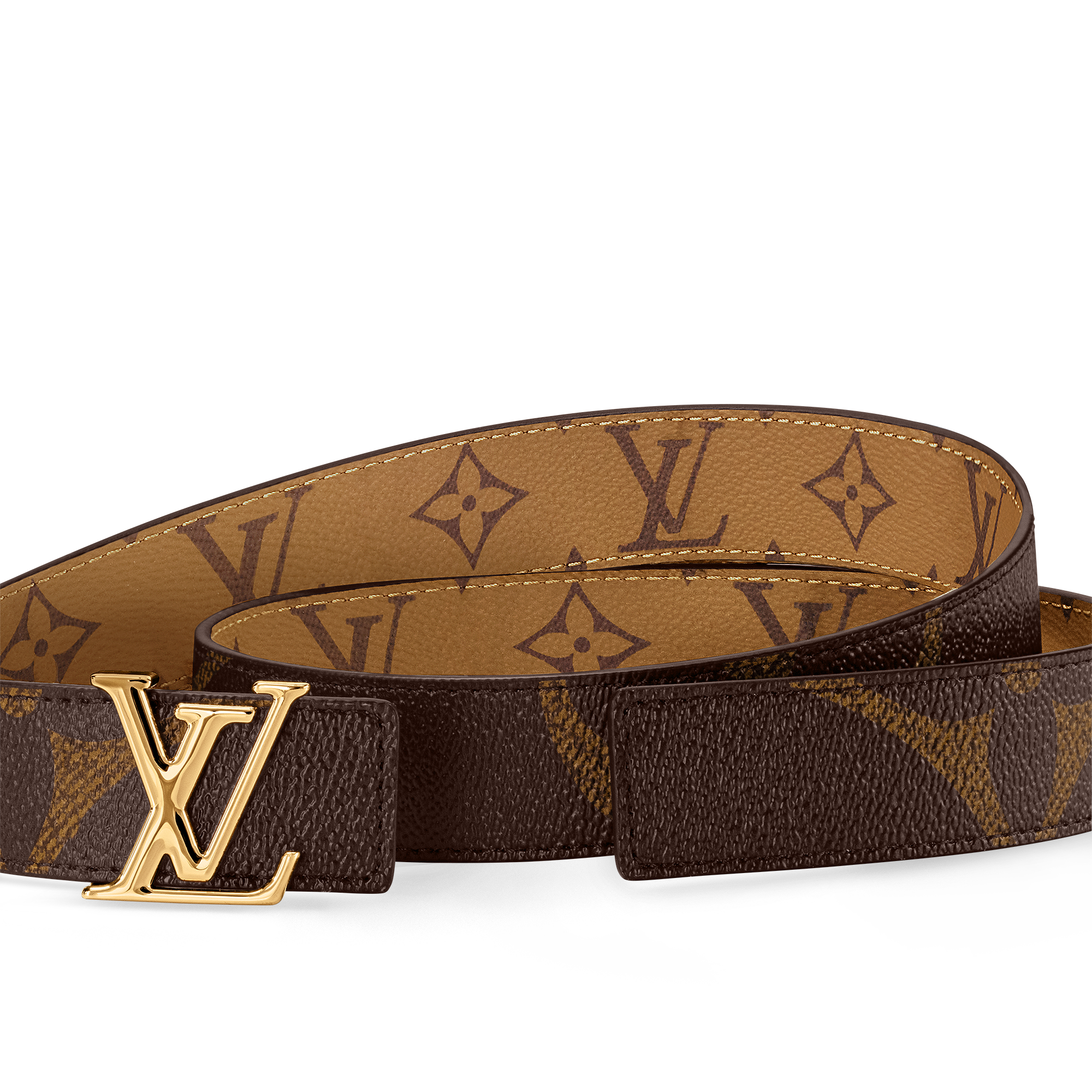 เข็มขัดรุ่น LV Iconic ขนาด 30 มม. ใส่ได้ทั้งสองด้าน Monogram in ผู้หญิง