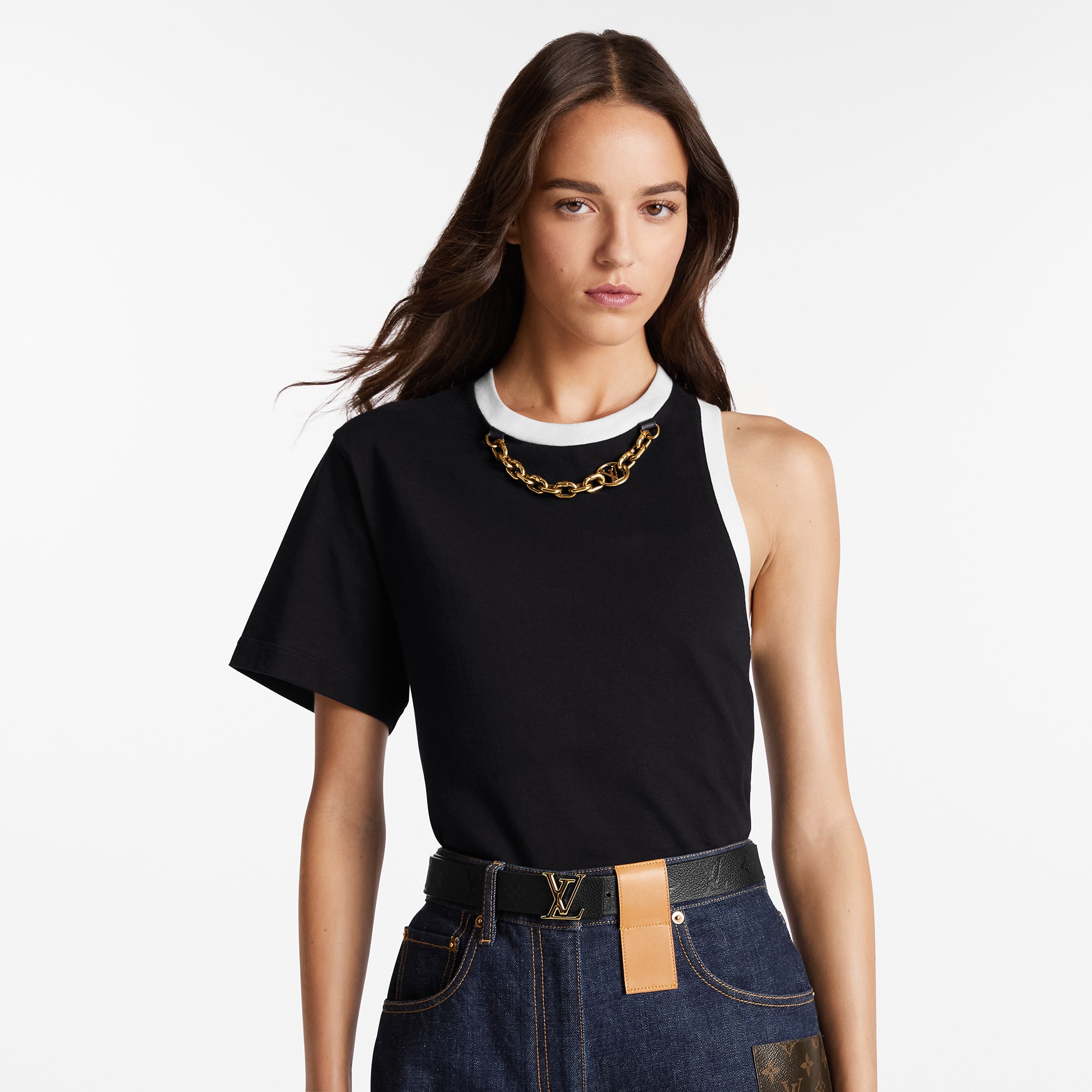 เข็มขัดรุ่น LV Iconic ขนาด 30 มม. ใส่ได้ทั้งสองด้าน Monogram Empreinte in ผู้หญิง