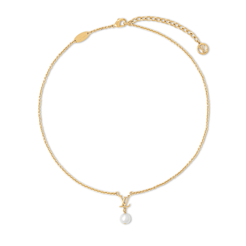 สร้อยคอ LV Iconic Louisa . in ผู้หญิง's แฟชั่นจิวเวลรี่ สร้อยคอและจี้สำหรับผู้หญิง collections by Louis Vuitton (การย่อ/ขยายผลิตภัณฑ์)