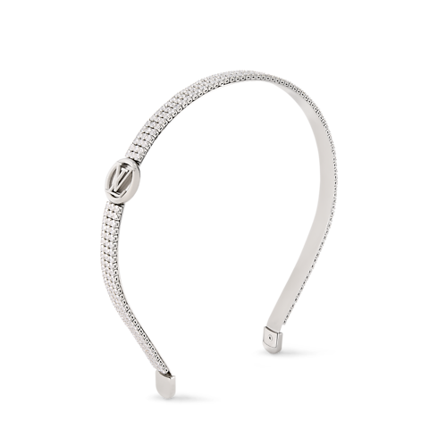 ที่คาดศีรษะรุ่น LV Iconic Strass . in ผู้หญิง's แฟชั่นจิวเวลรี่ เครื่องประดับสำหรับผู้หญิง collections by Louis Vuitton (การย่อ/ขยายผลิตภัณฑ์)