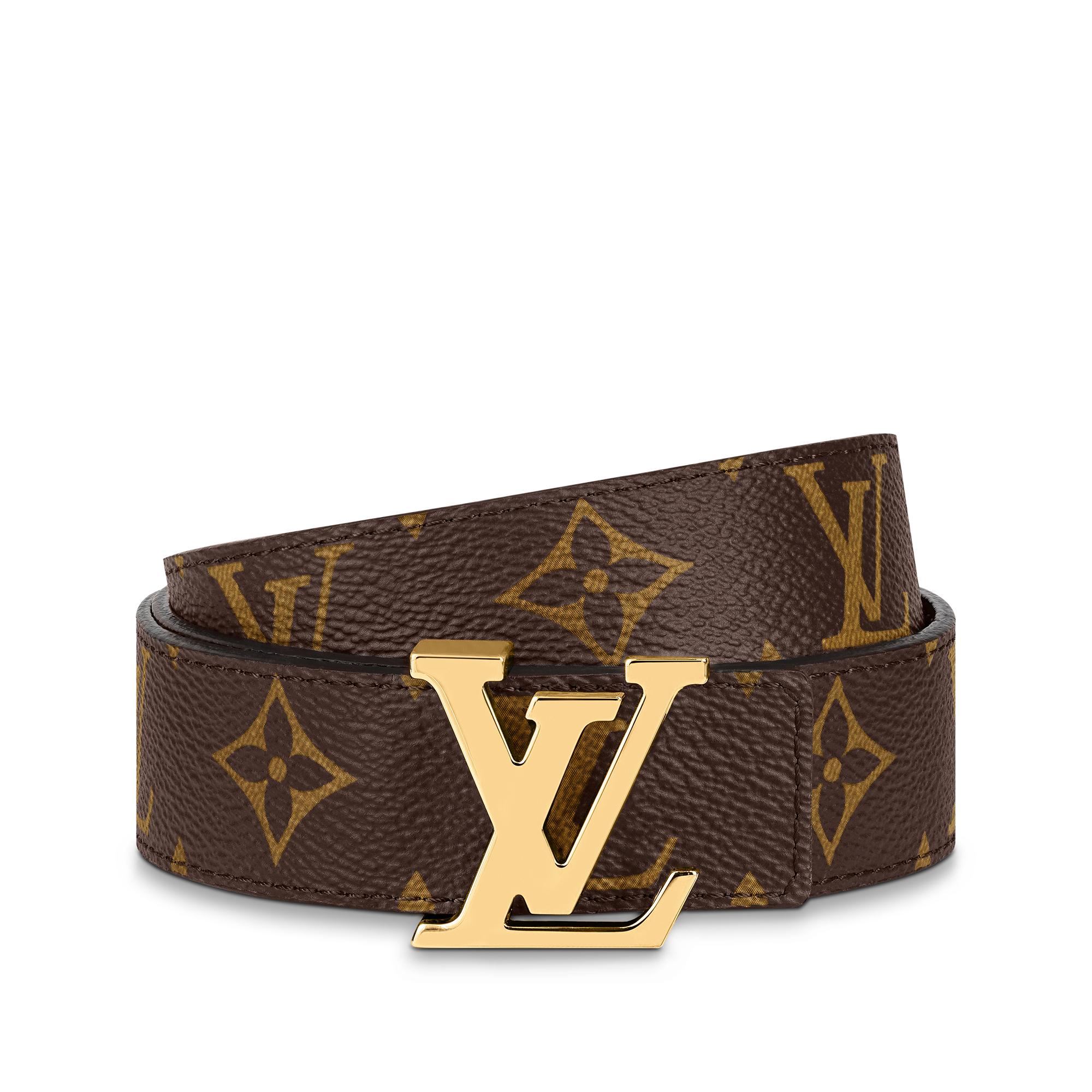 เข็มขัดรุ่น LV Initiales ขนาด 30 มม. ใส่ได้ทั้งสองด้าน Monogram in ผู้หญิง