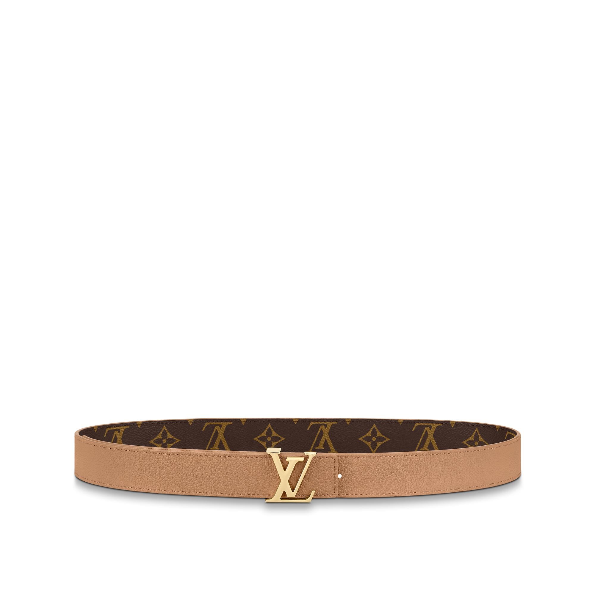 เข็มขัดรุ่น LV Initiales ขนาด 30 มม. ใส่ได้ทั้งสองด้าน Monogram in ผู้หญิง