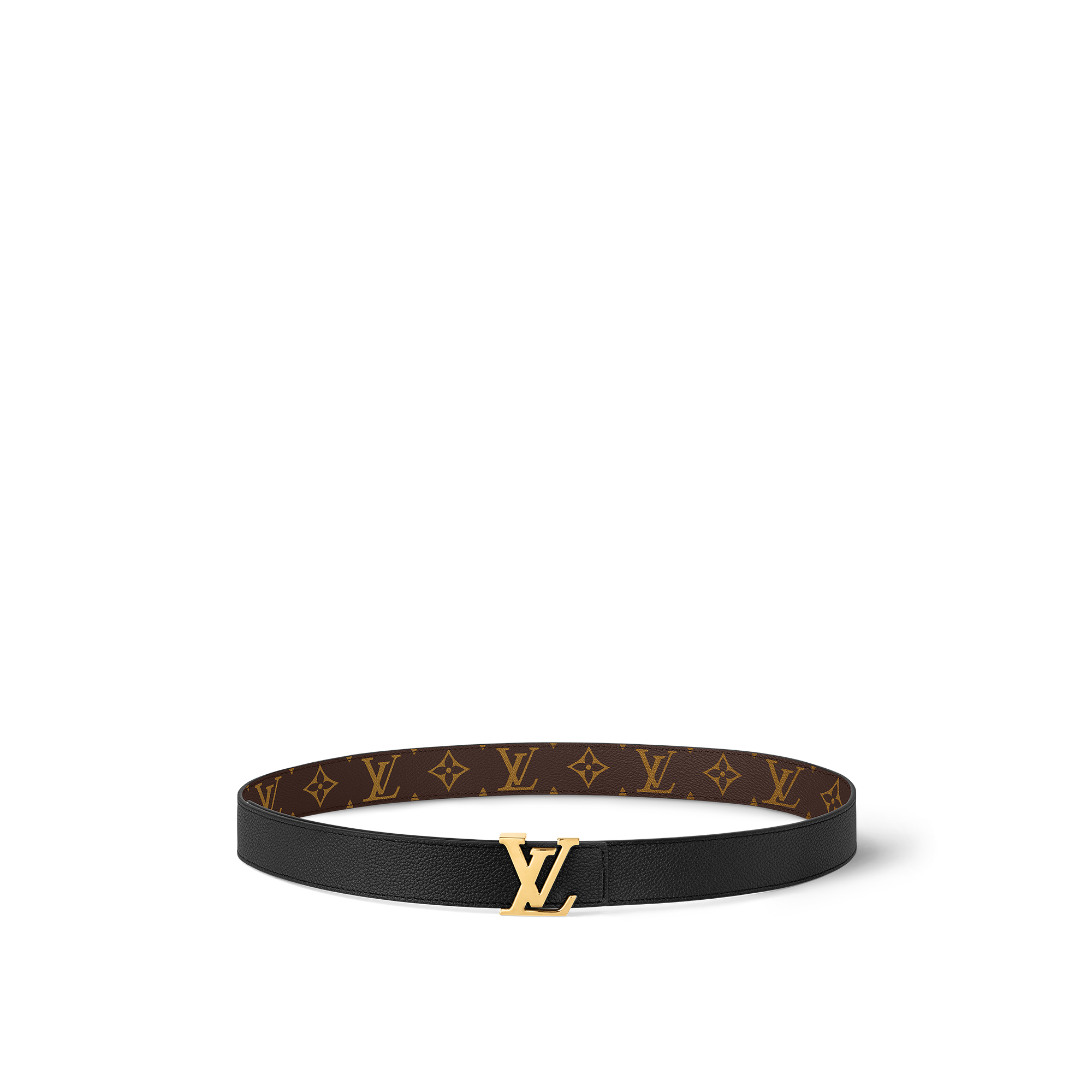 เข็มขัดรุ่น LV Initiales ขนาด 30 มม. ใส่ได้ทั้งสองด้าน Monogram in ผู้หญิง