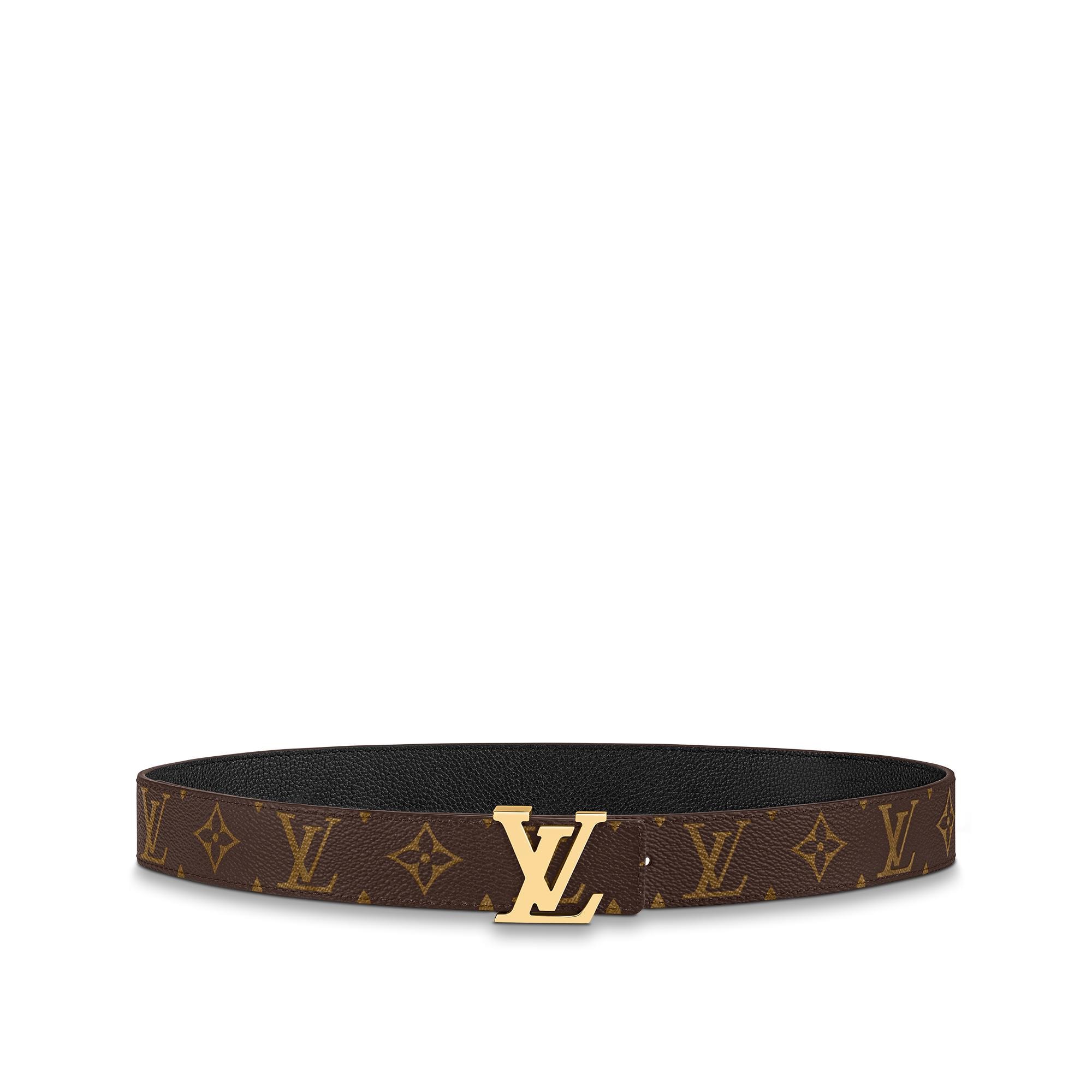 เข็มขัดรุ่น LV Initiales ขนาด 30 มม. ใส่ได้ทั้งสองด้าน Monogram in ผู้หญิง