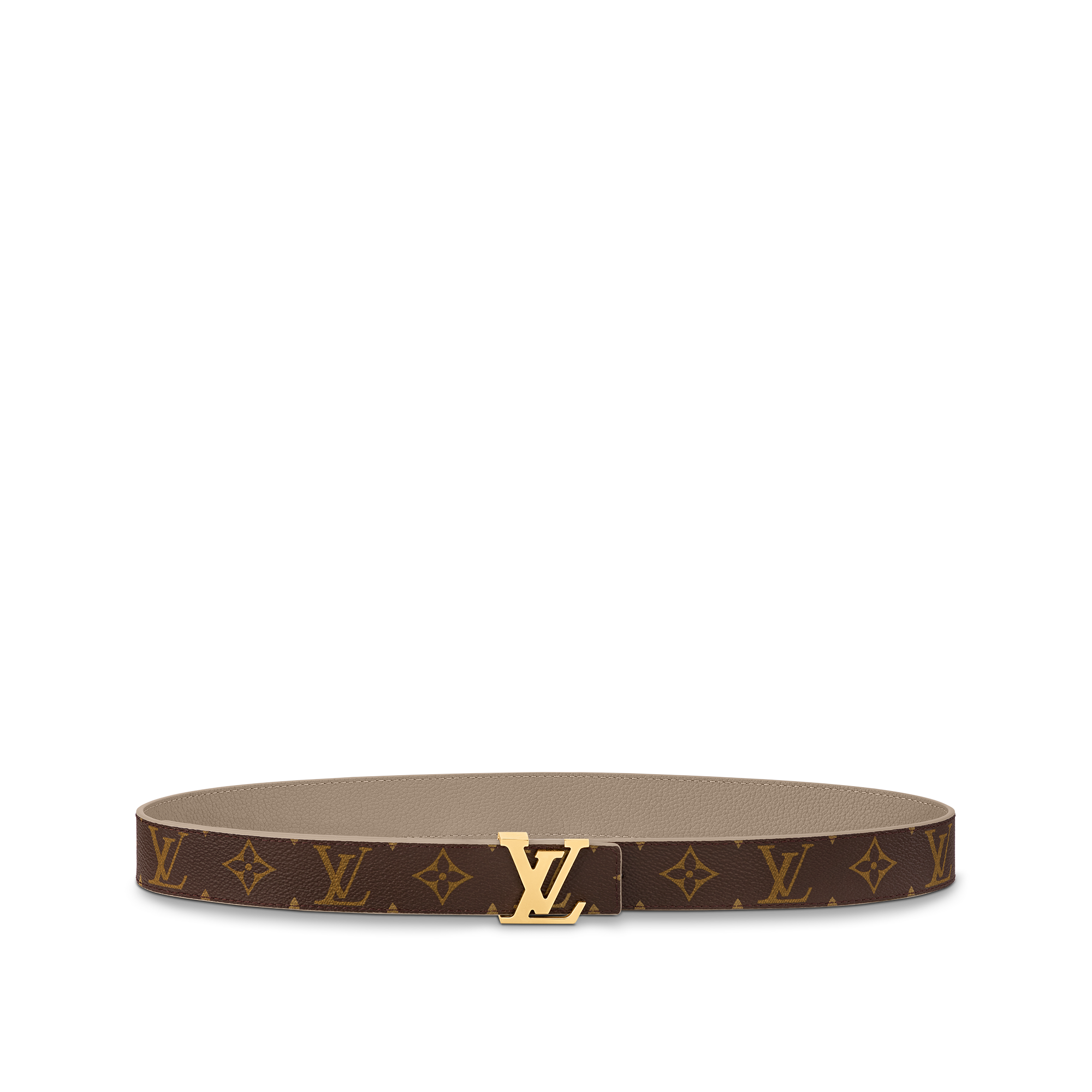 เข็มขัดรุ่น LV Initiales ขนาด 30 มม. ใส่ได้ทั้งสองด้าน Monogram in ผู้หญิง