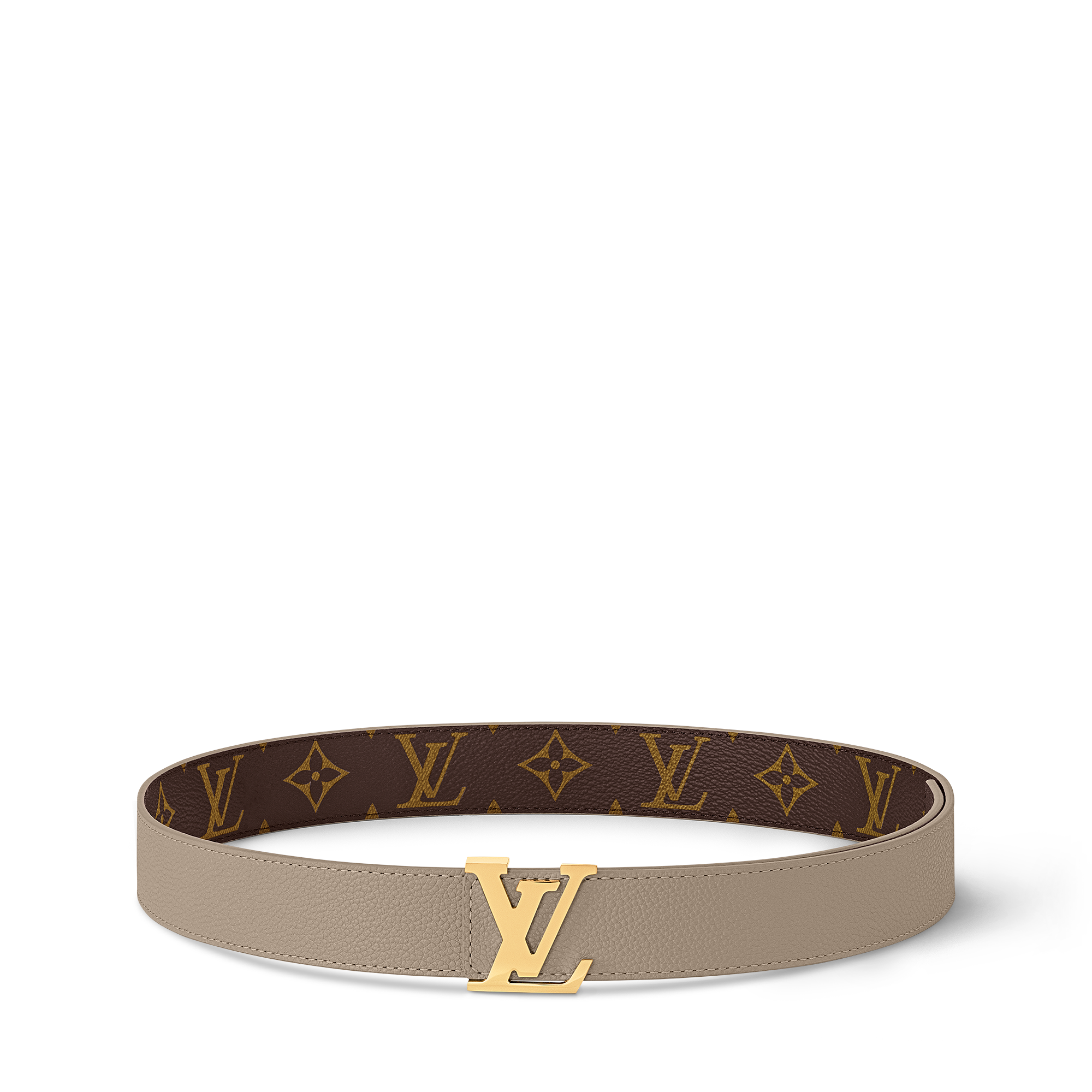 เข็มขัดรุ่น LV Initiales ขนาด 30 มม. ใส่ได้ทั้งสองด้าน Monogram in ผู้หญิง