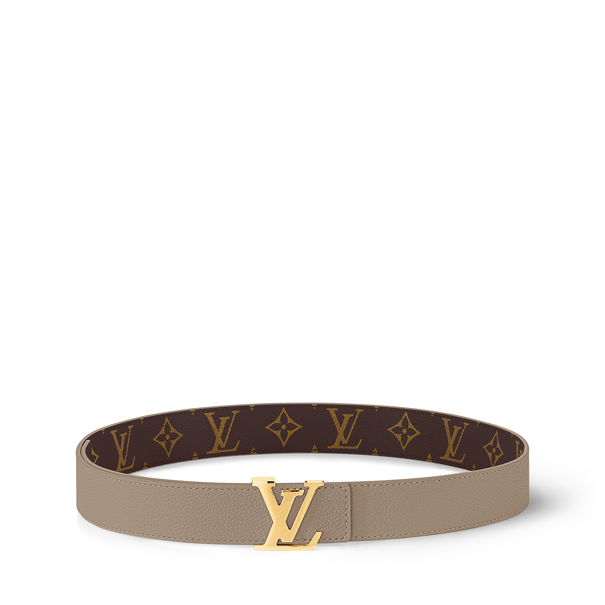 เข็มขัดรุ่น LV Initiales ขนาด 30 มม. ใส่ได้ทั้งสองด้าน Monogram in ผู้หญิง