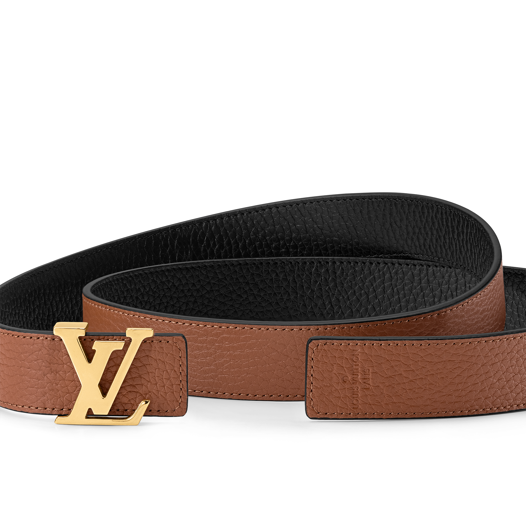 เข็มขัดรุ่น LV Initiales ขนาด 30 มม. ใส่ได้ทั้งสองด้าน  in ผู้หญิง