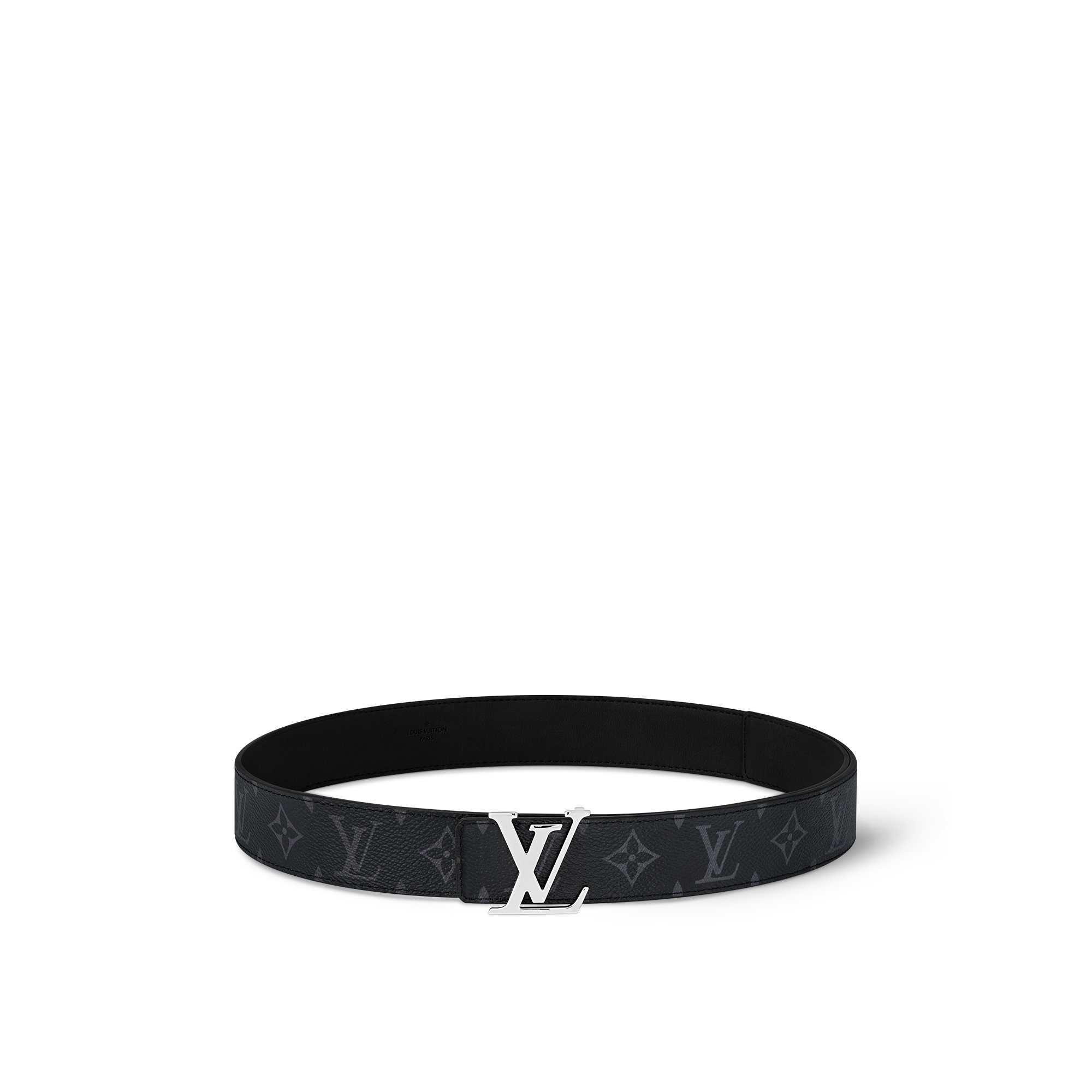 เข็มขัดรุ่น LV Initiales ขนาด 35 มม. ใส่ได้ทั้งสองด้าน Monogram Eclipse in ผู้ชาย