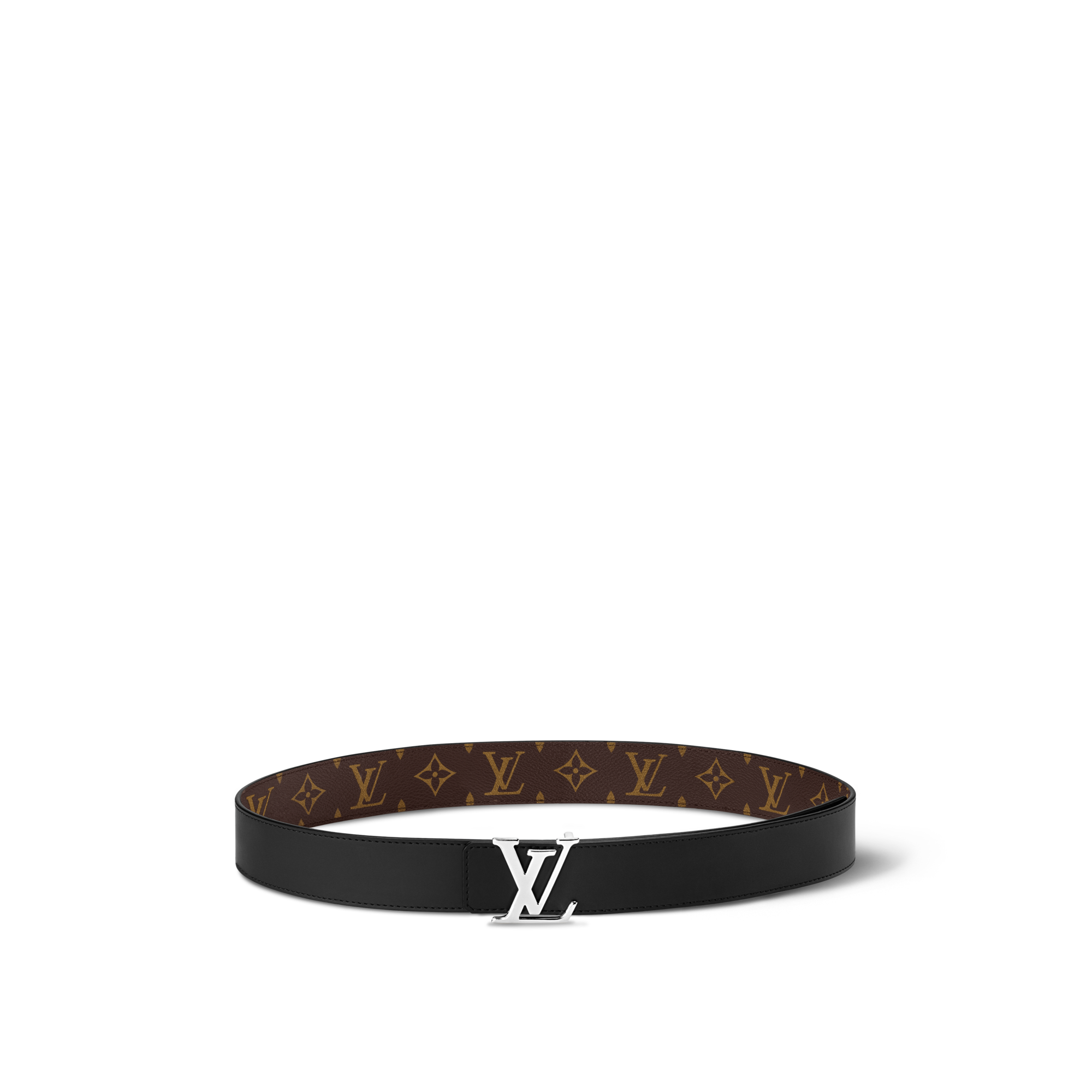 เข็มขัดรุ่น LV Initiales ขนาด 35 มม. ใส่ได้ทั้งสองด้าน  in ผู้ชาย