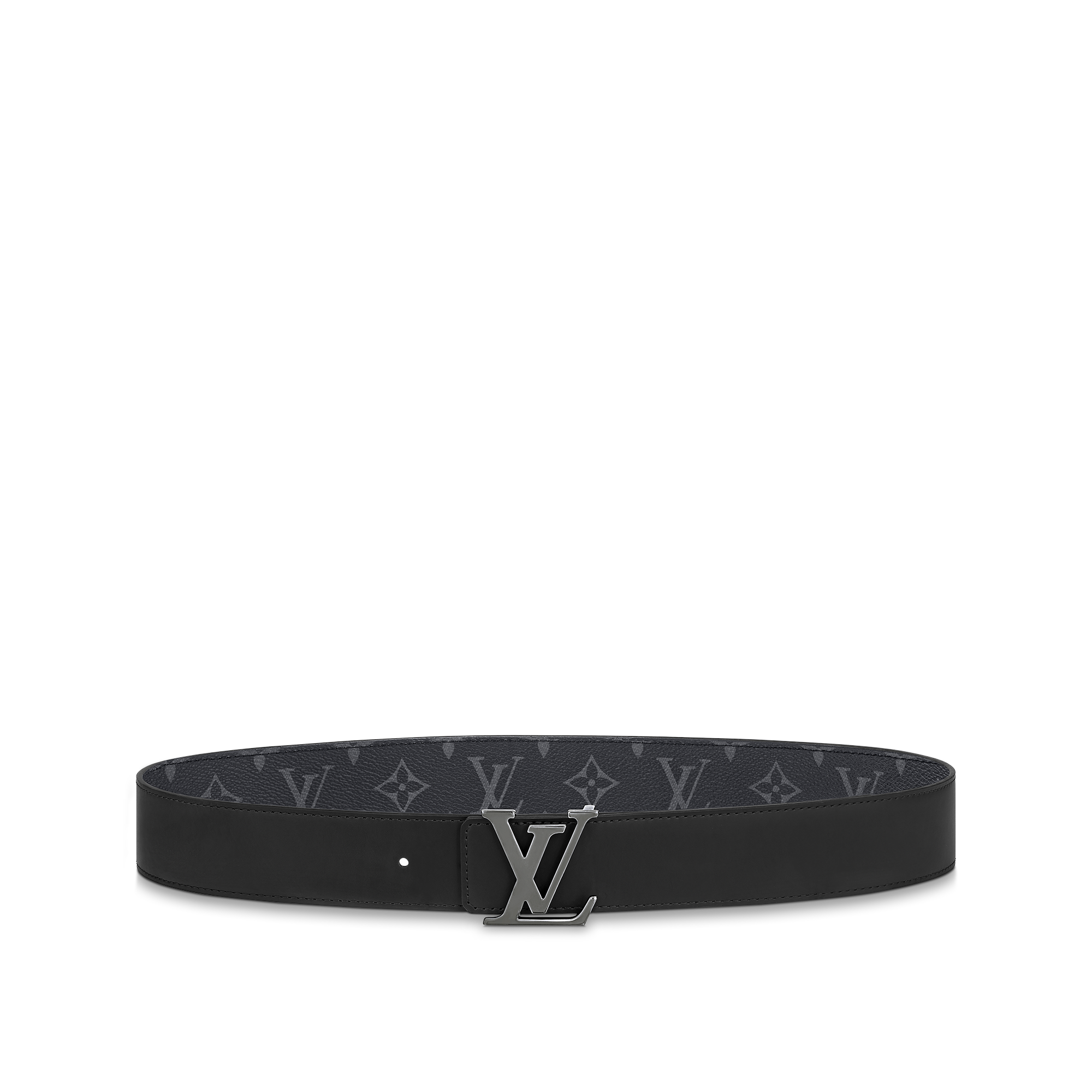 เข็มขัดรุ่น LV Initiales ขนาด 40 มม. ใส่ได้ทั้งสองด้าน Monogram Eclipse in ผู้ชาย