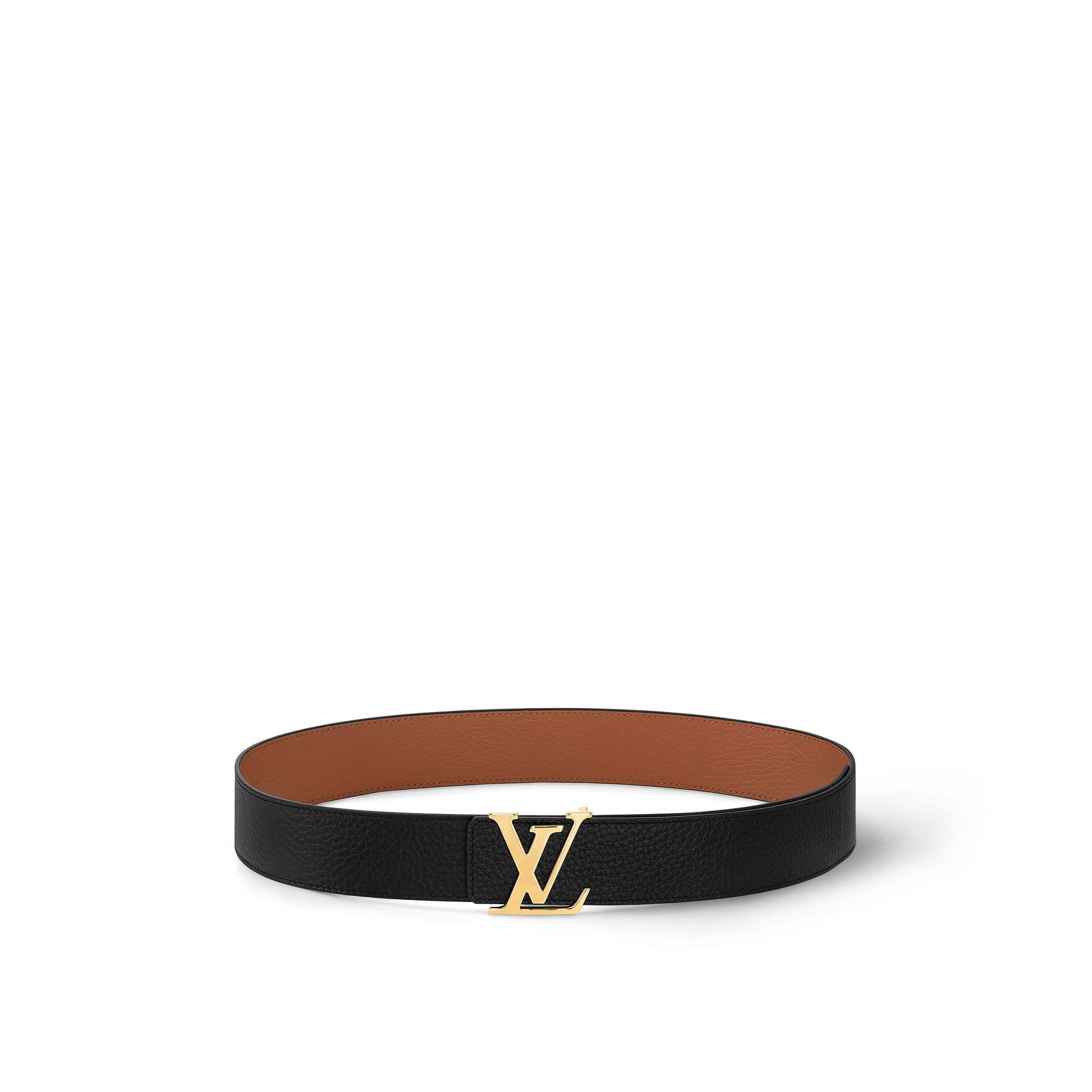 เข็มขัดรุ่น LV Initiales ขนาด 40 มม. ใส่ได้ทั้งสองด้าน หนัง Taurillon in ผู้ชาย