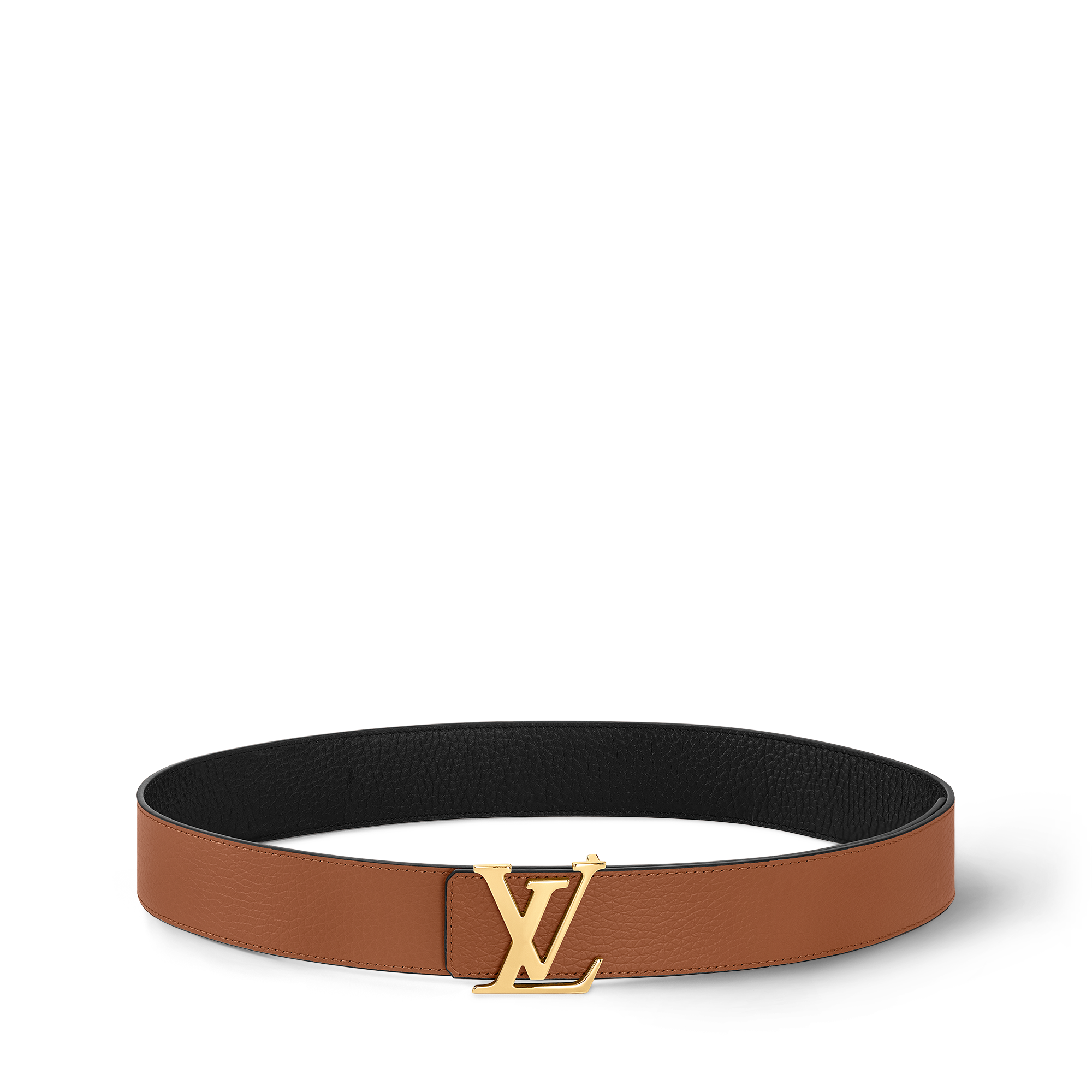 เข็มขัดรุ่น LV Initiales ขนาด 40 มม. ใส่ได้ทั้งสองด้าน หนัง Taurillon in ผู้ชาย