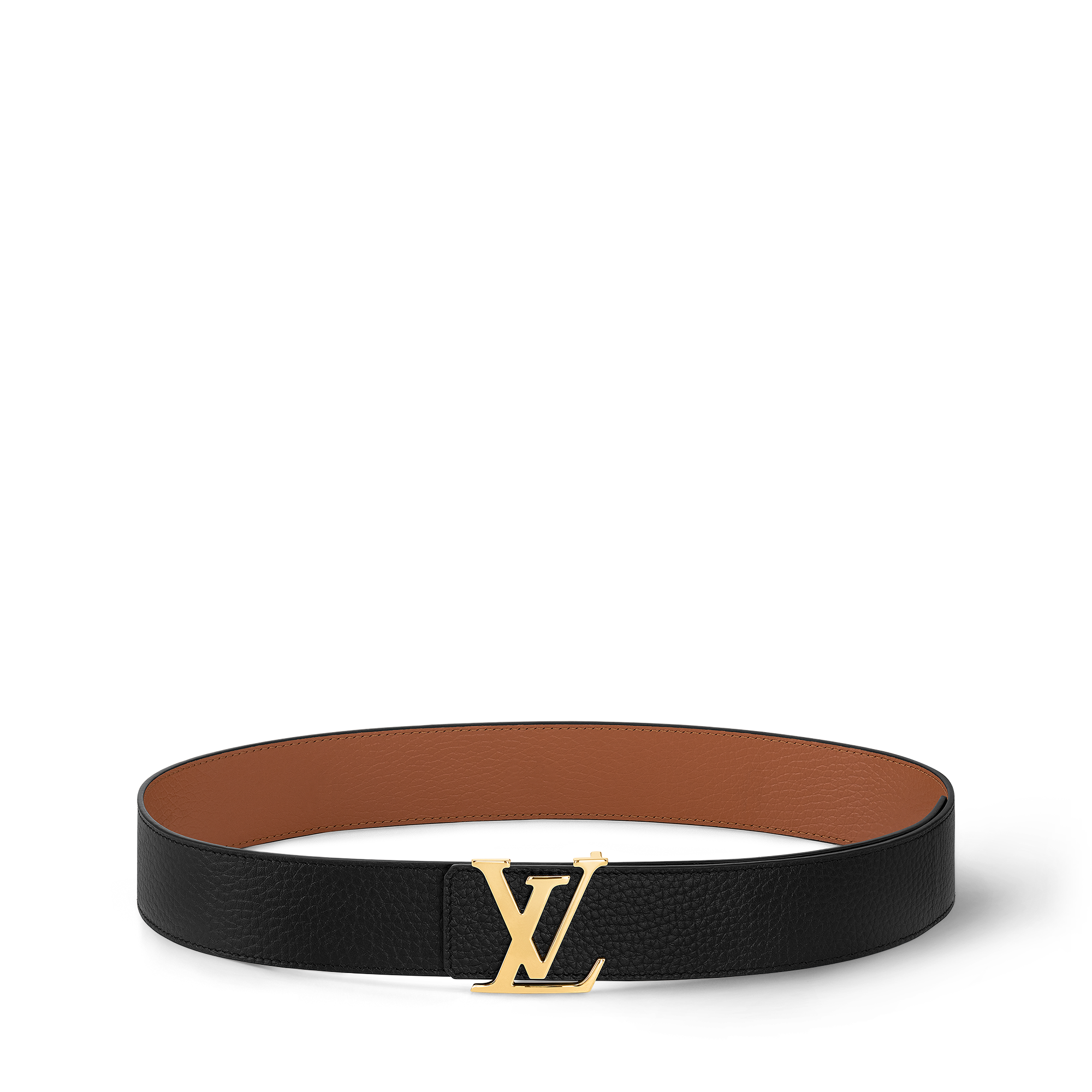 เข็มขัดรุ่น LV Initiales ขนาด 40 มม. ใส่ได้ทั้งสองด้าน หนัง Taurillon in ผู้ชาย