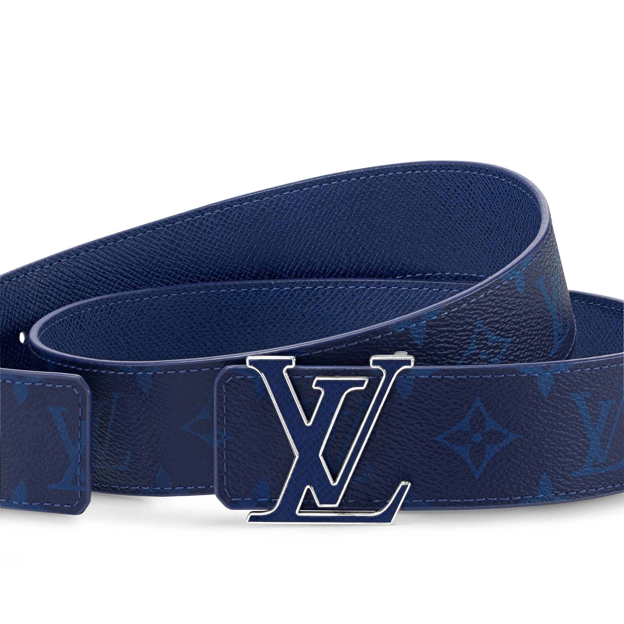 เข็มขัดรุ่น LV Initiales ขนาด 40 มม. ใส่ได้ทั้งสองด้าน Taigarama in ผู้ชาย