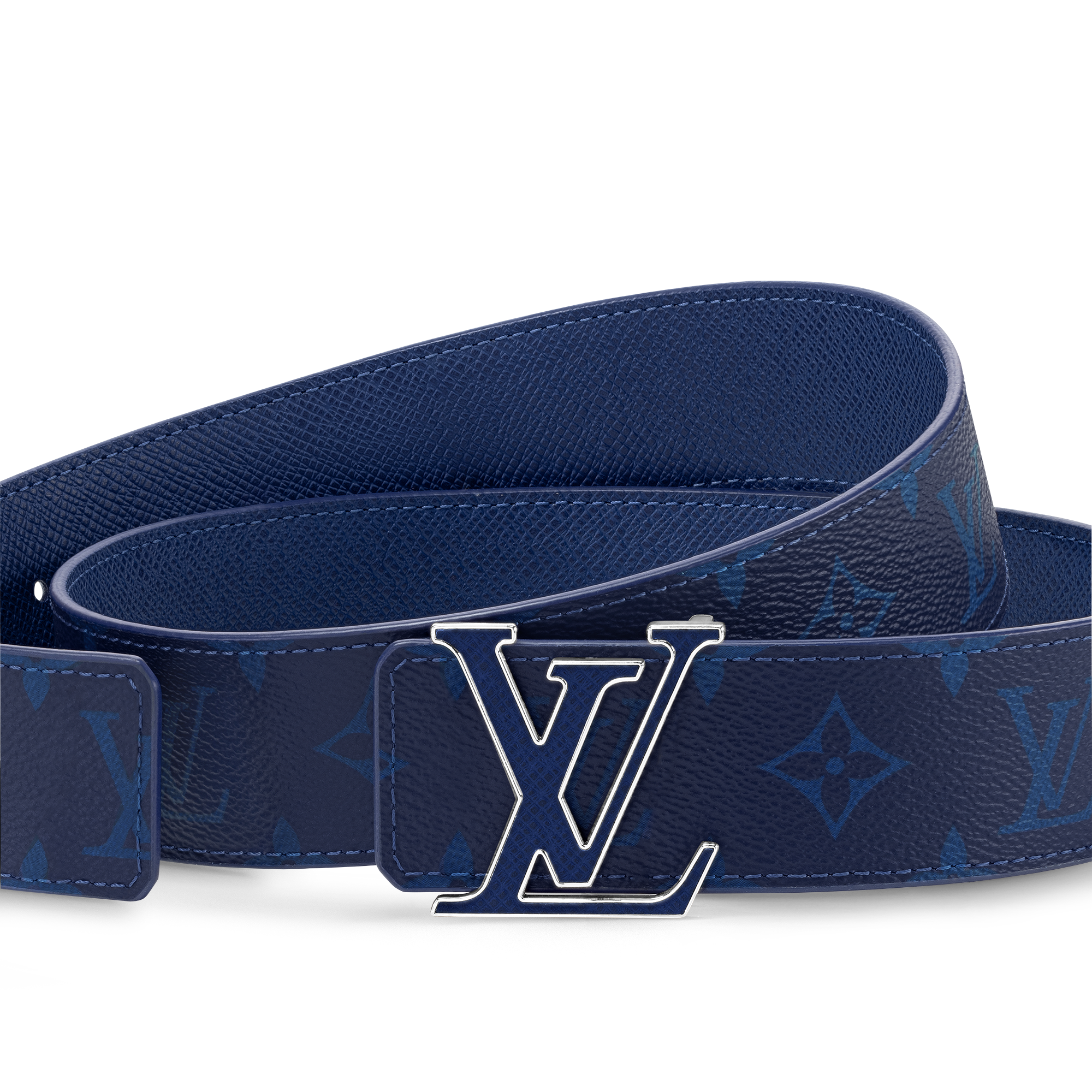 เข็มขัดรุ่น LV Initiales ขนาด 40 มม. ใส่ได้ทั้งสองด้าน Taigarama in ผู้ชาย