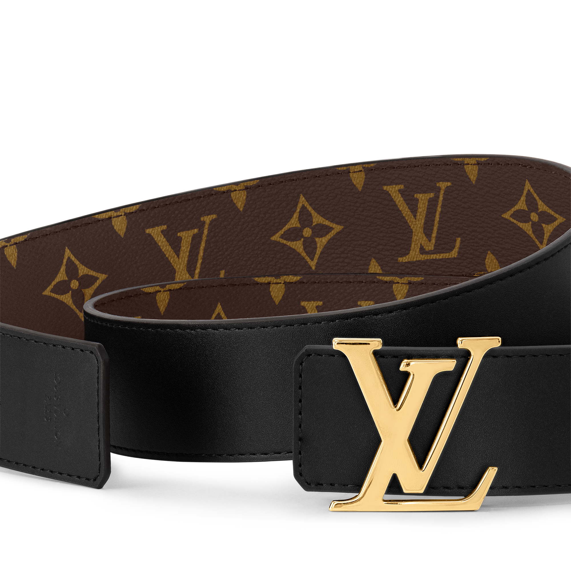 เข็มขัดรุ่น LV Initiales ขนาด 40 มม. ใส่ได้ทั้งสองด้าน Monogram in ผู้หญิง