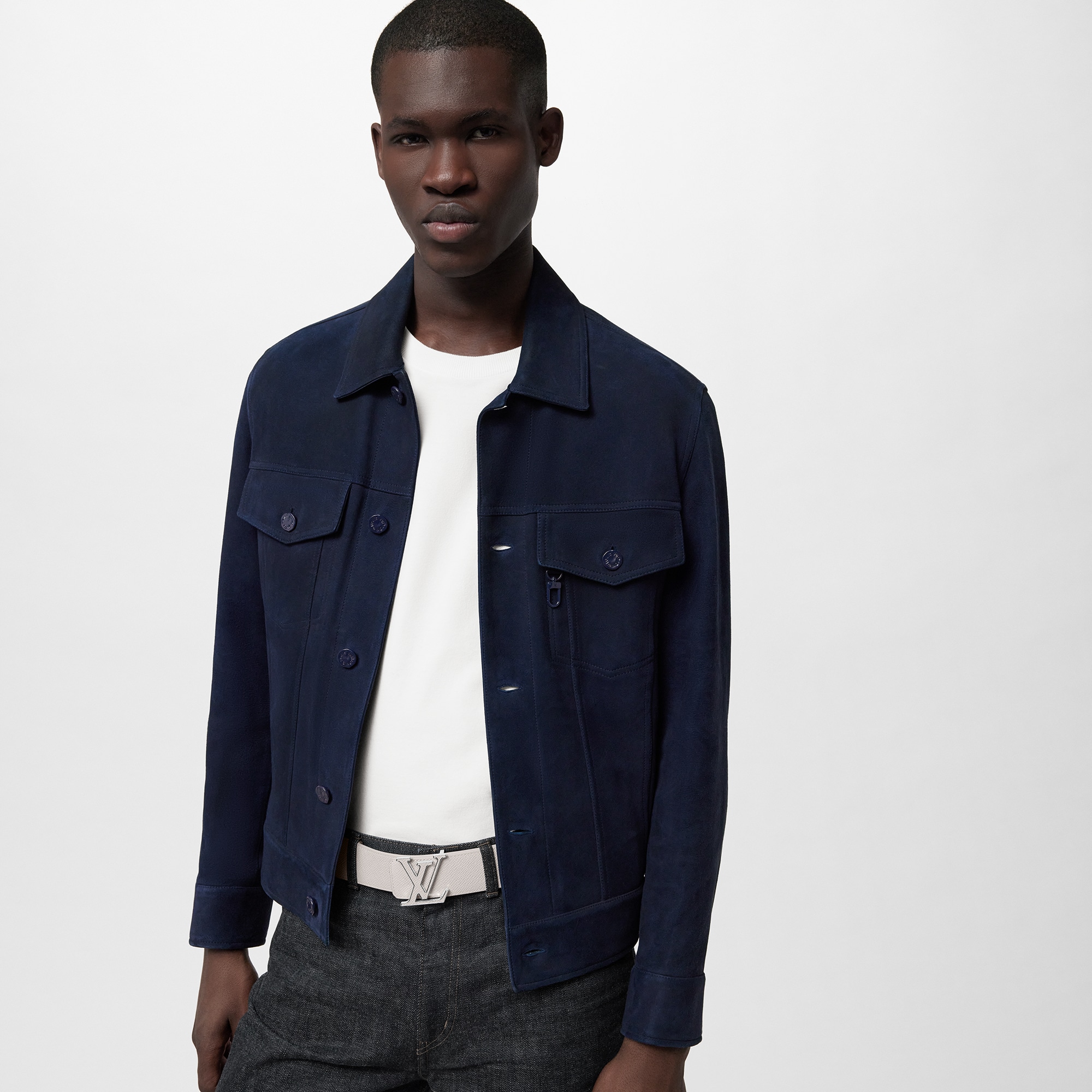 เข็มขัดรุ่น LV Initiales ขนาด 40 มม. ใส่ได้ทั้งสองด้าน Taigarama in ผู้ชาย