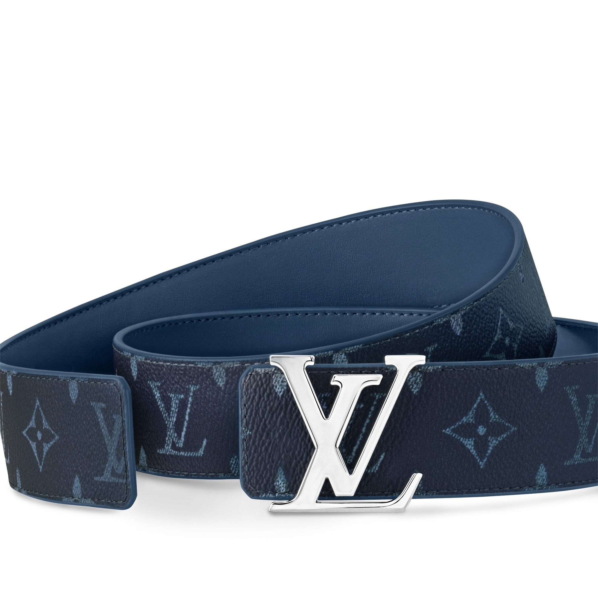 เข็มขัดรุ่น LV Initiales ขนาด 40 มม. ใส่ได้ทั้งสองด้าน  in ผู้ชาย