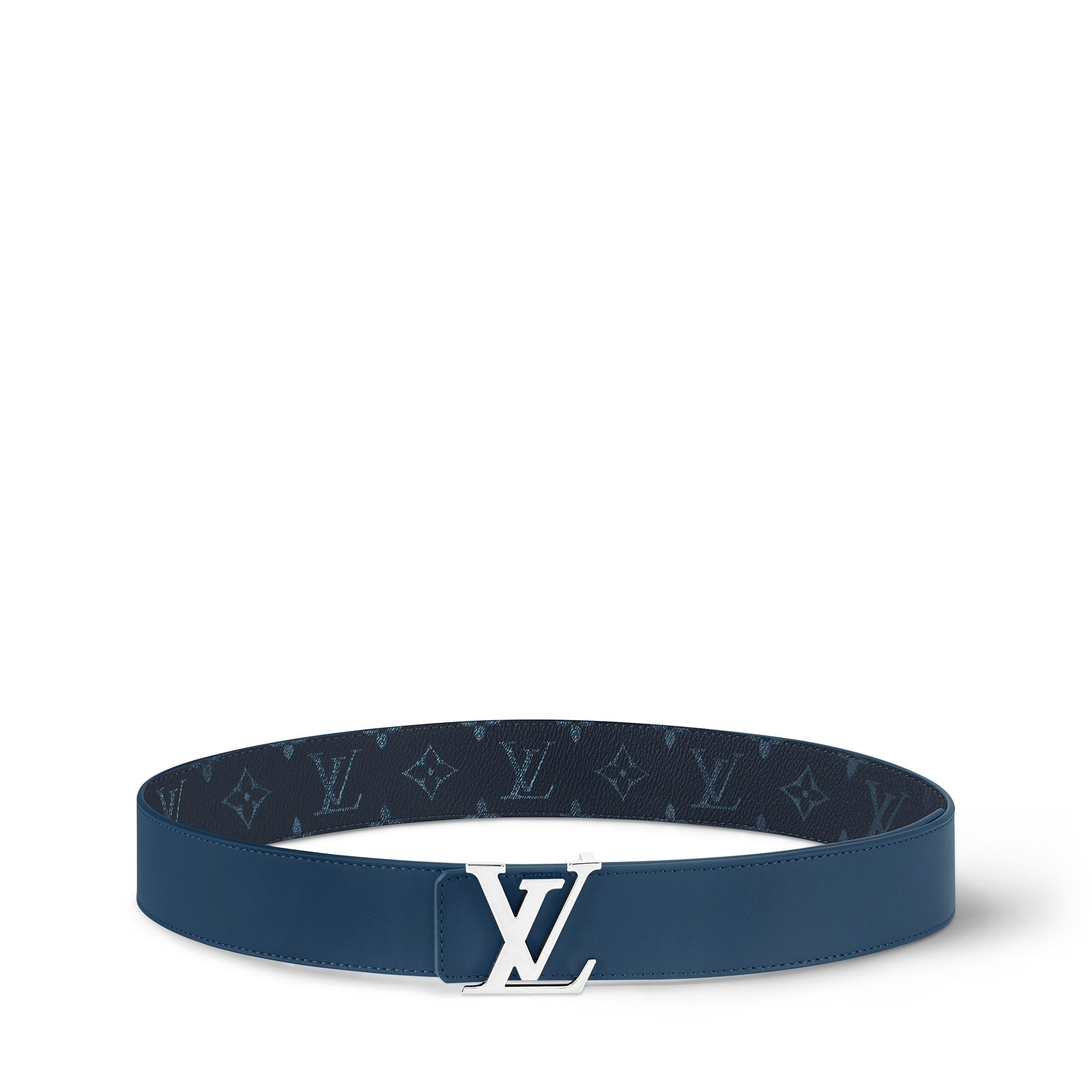 เข็มขัดรุ่น LV Initiales ขนาด 40 มม. ใส่ได้ทั้งสองด้าน  in ผู้ชาย