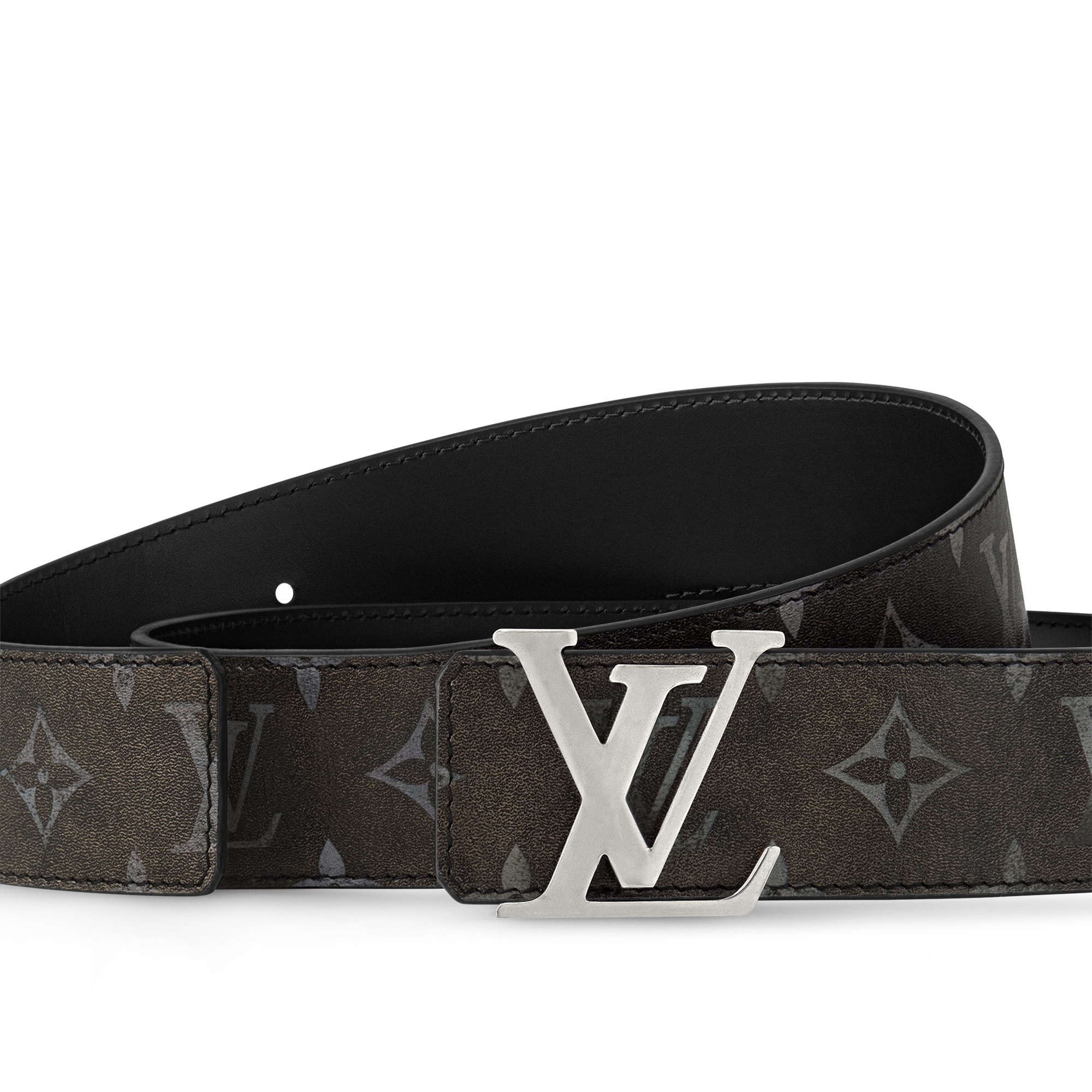 เข็มขัดรุ่น LV Initiales ขนาด 40 มม. ใส่ได้ทั้งสองด้าน  in ผู้ชาย