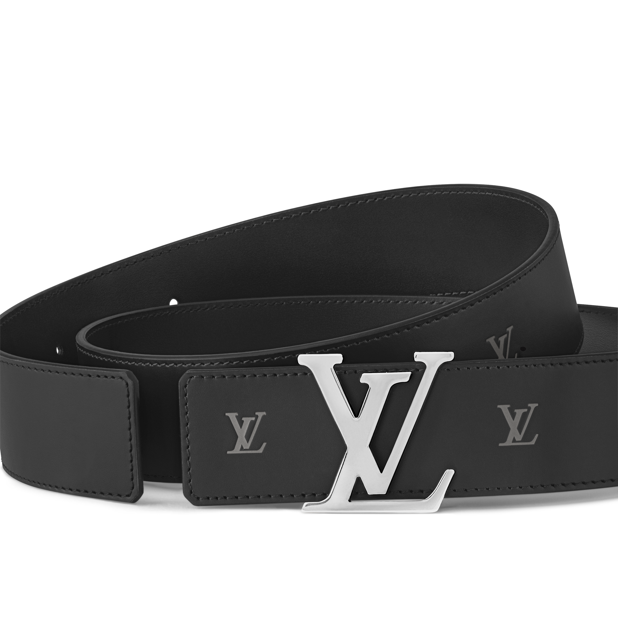 เข็มขัดรุ่น LV Initiales Blason ขนาด 40 มม. ใส่ได้ทั้งสองด้าน  in ผู้ชาย