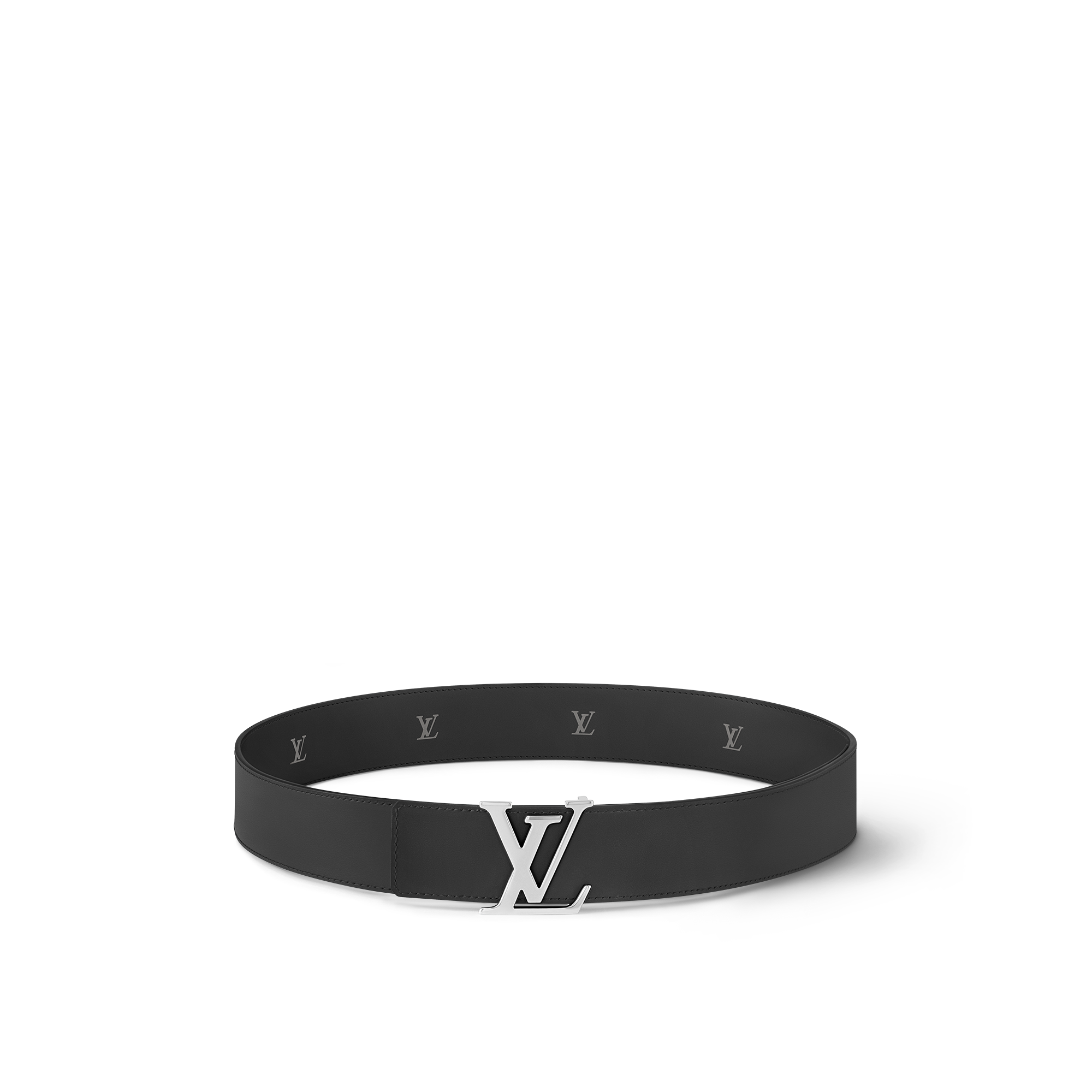 เข็มขัดรุ่น LV Initiales Blason ขนาด 40 มม. ใส่ได้ทั้งสองด้าน  in ผู้ชาย