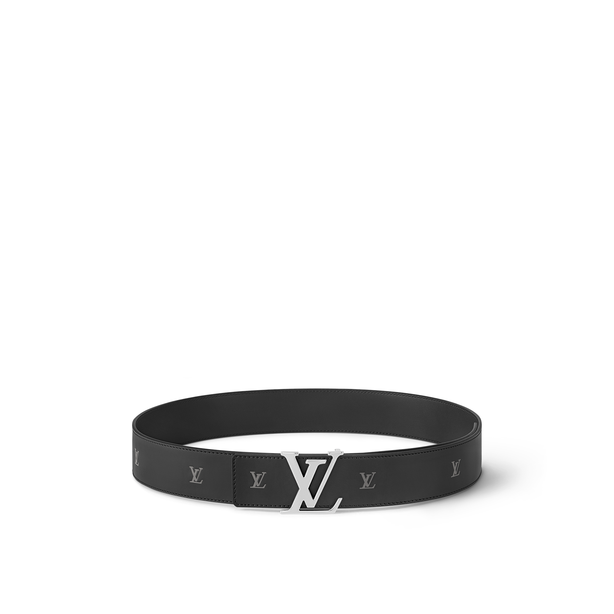 เข็มขัดรุ่น LV Initiales Blason ขนาด 40 มม. ใส่ได้ทั้งสองด้าน  in ผู้ชาย