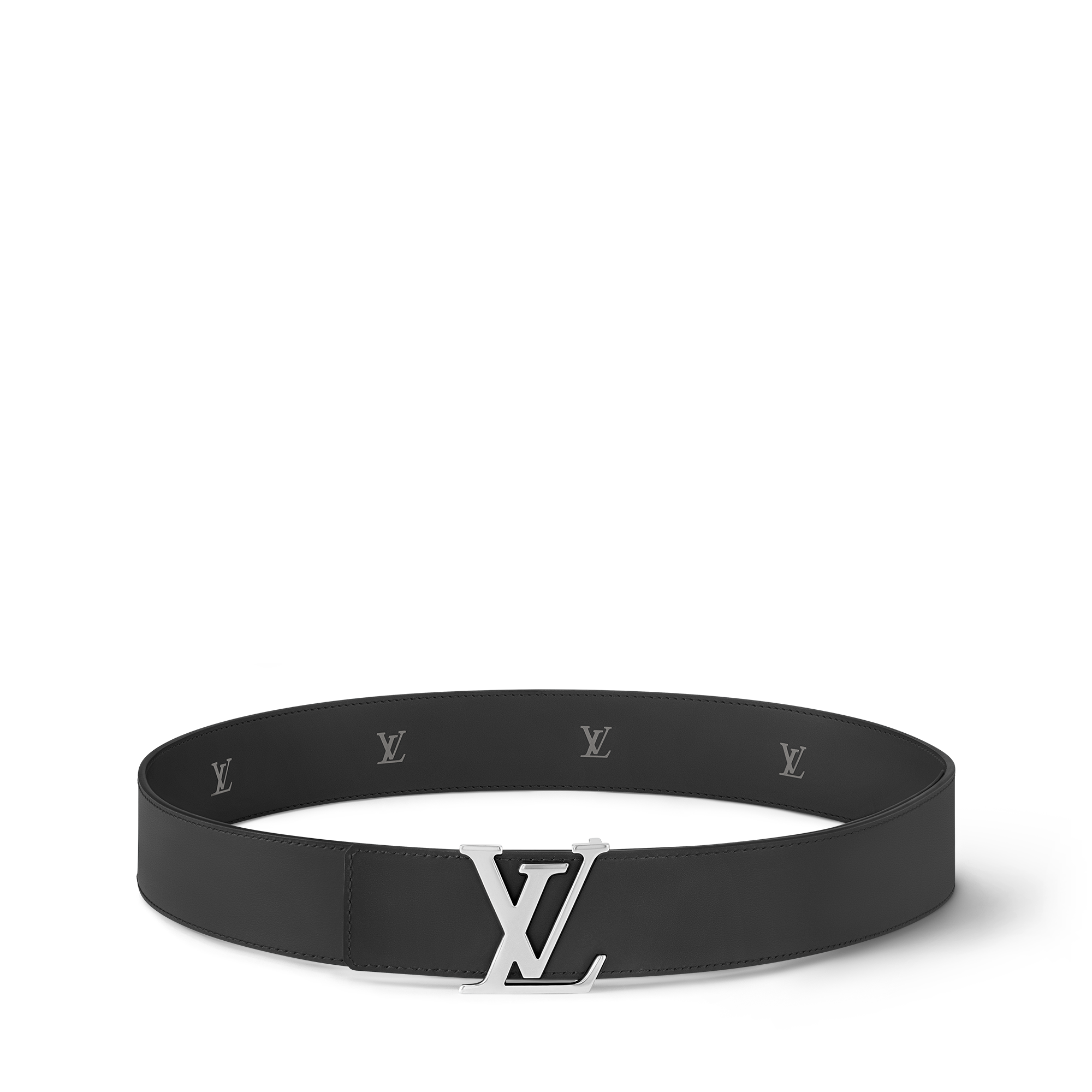 เข็มขัดรุ่น LV Initiales Blason ขนาด 40 มม. ใส่ได้ทั้งสองด้าน  in ผู้ชาย