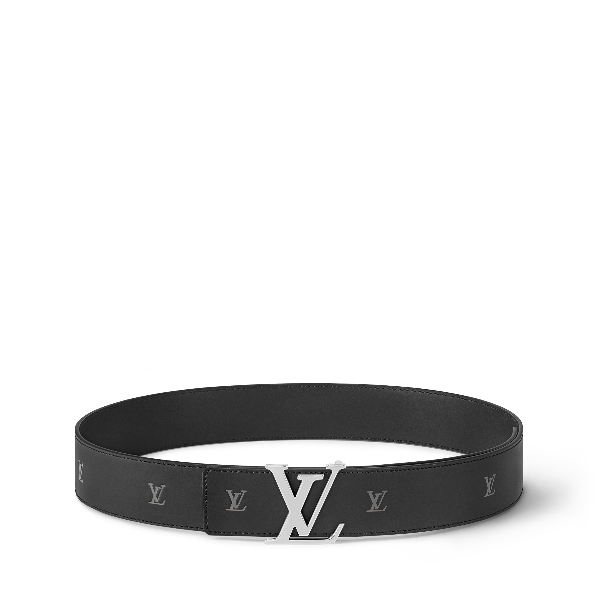เข็มขัดรุ่น LV Initiales Blason ขนาด 40 มม. ใส่ได้ทั้งสองด้าน  in ผู้ชาย