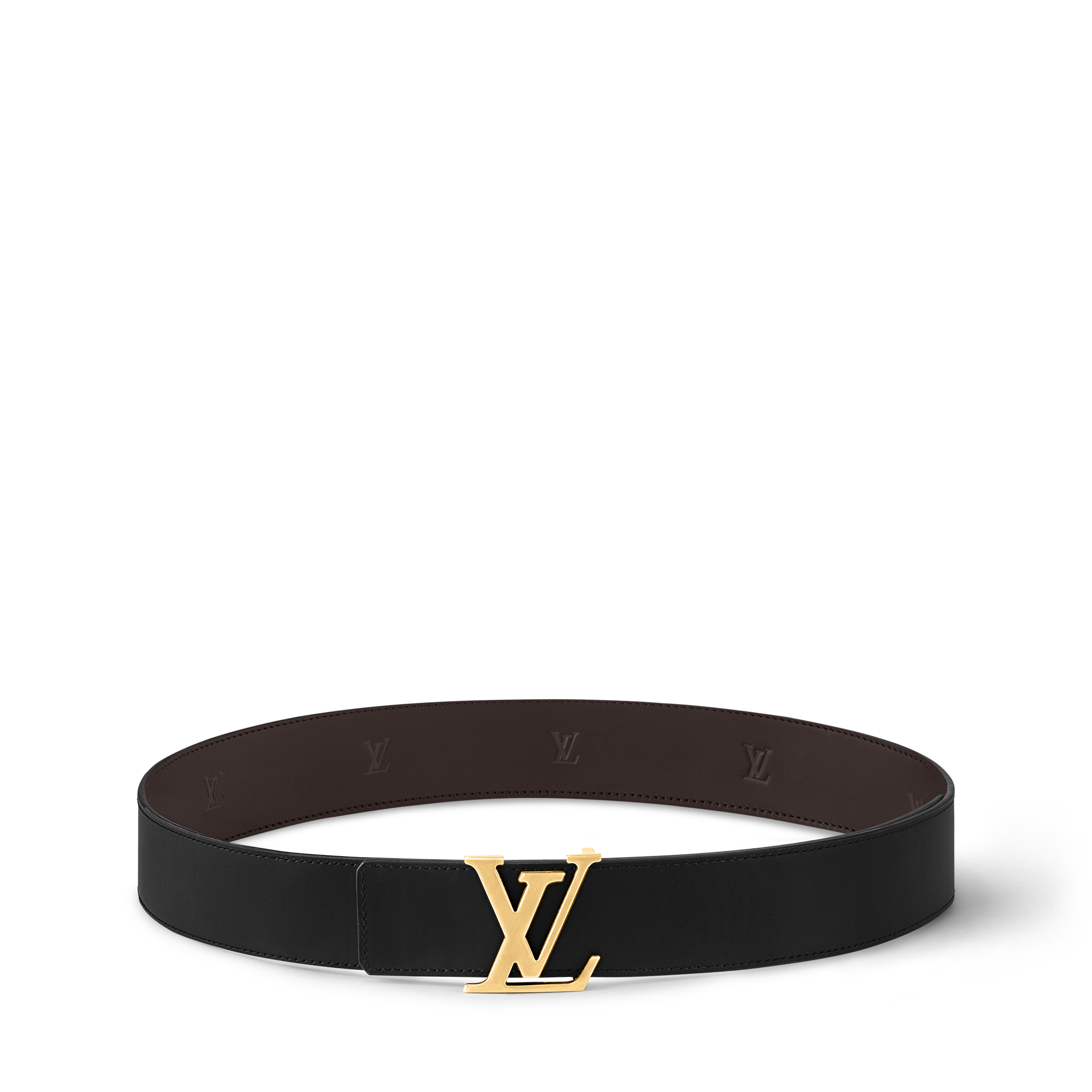 เข็มขัดรุ่น LV Initiales Blason ขนาด 40 มม. ใส่ได้ทั้งสองด้าน  in ผู้ชาย