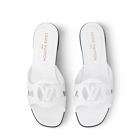 รองเท้าสวมเปิดส้นแบนรุ่น LV Isola in ผู้หญิง's รองเท้า รองเท้าสวมเปิดส้นสำหรับผู้หญิง collections by Louis Vuitton (การย่อ/ขยายผลิตภัณฑ์)