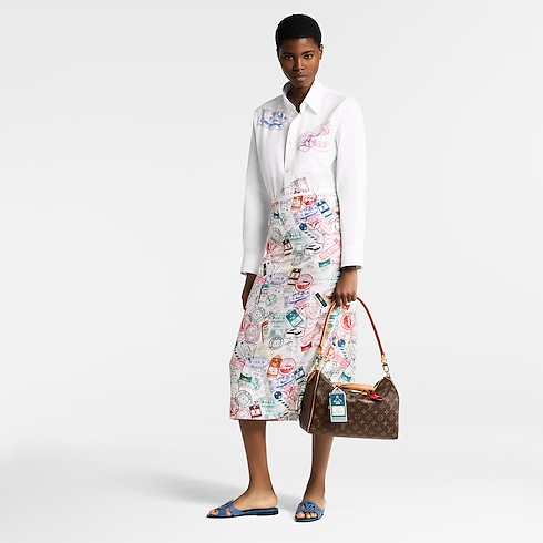 รองเท้าสวมเปิดส้นแบนรุ่น LV Isola in ผู้หญิง's รองเท้า รองเท้าสวมเปิดส้นสำหรับผู้หญิง collections by Louis Vuitton (การย่อ/ขยายผลิตภัณฑ์)