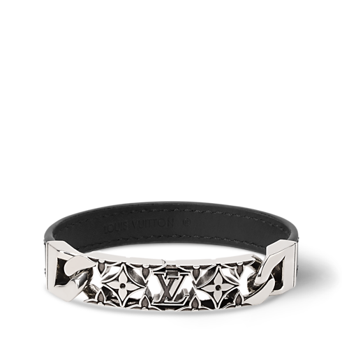 กำไลข้อมือ LV Label in ผู้ชาย's แฟชั่นจิวเวลรี่ กำไลและสร้อยข้อมือ collections by Louis Vuitton (การย่อ/ขยายผลิตภัณฑ์)