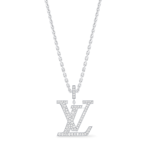 จี้ LV ขนาดใหญ่ ไวท์โกลด์และเพชร in จิวเวลรี่'s หมวดหมู่ สร้อยคอและจี้ collections by Louis Vuitton (การย่อ/ขยายผลิตภัณฑ์)