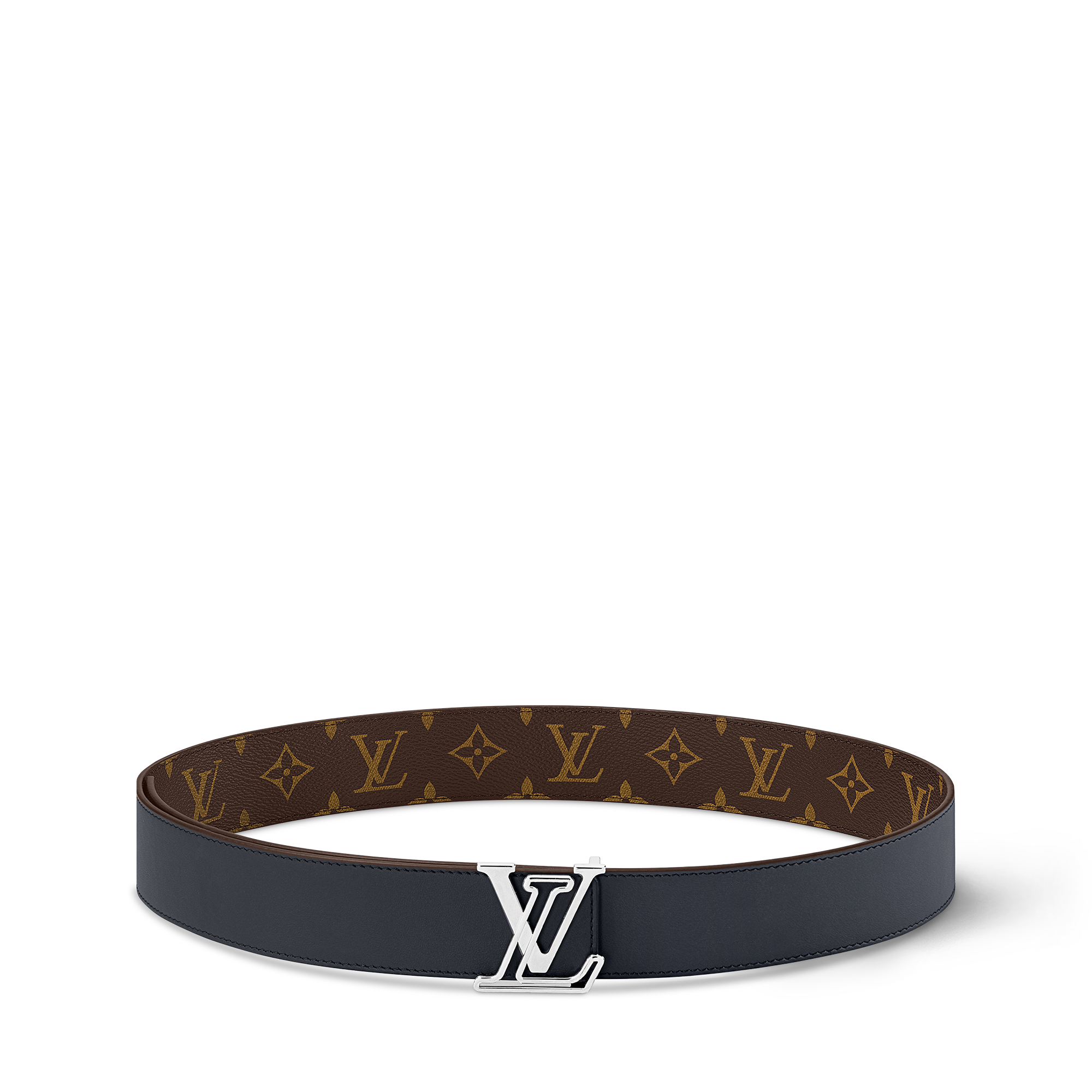 เข็มขัดรุ่น LV Line ขนาด 40 มม. ใส่ได้ทั้งสองด้าน Monogram in ผู้ชาย